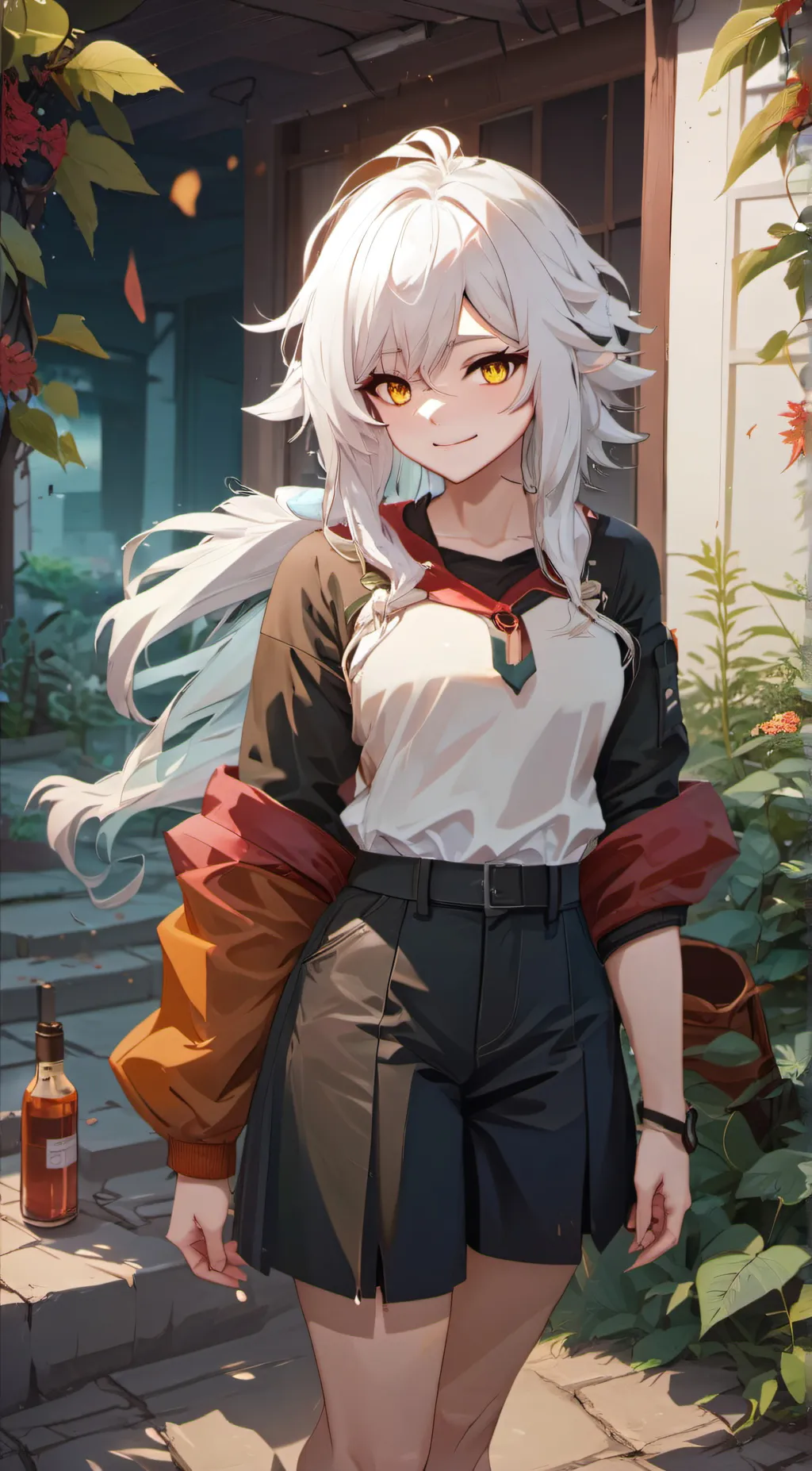 ai character: sky background