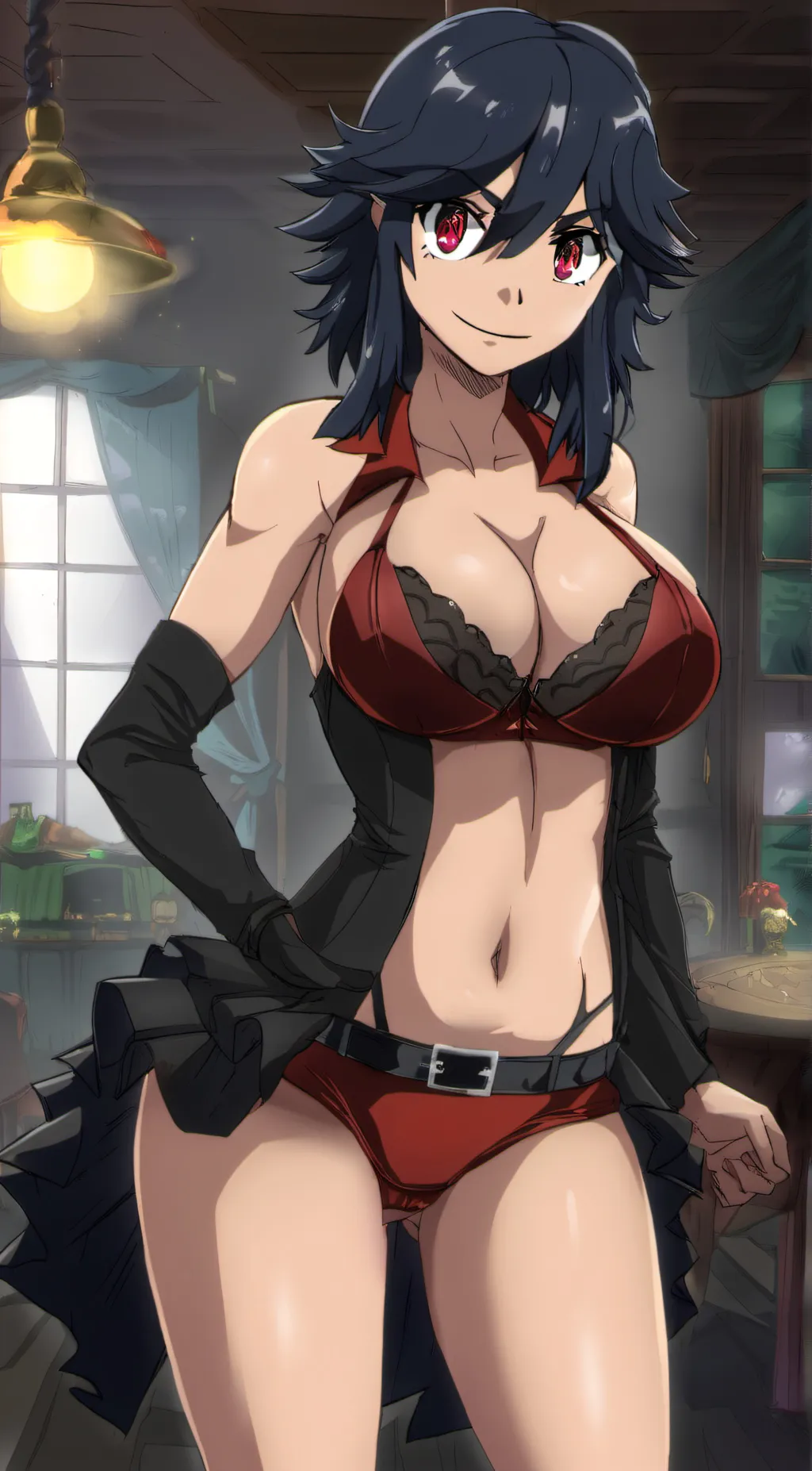 ai character: Ryuko matoi  background