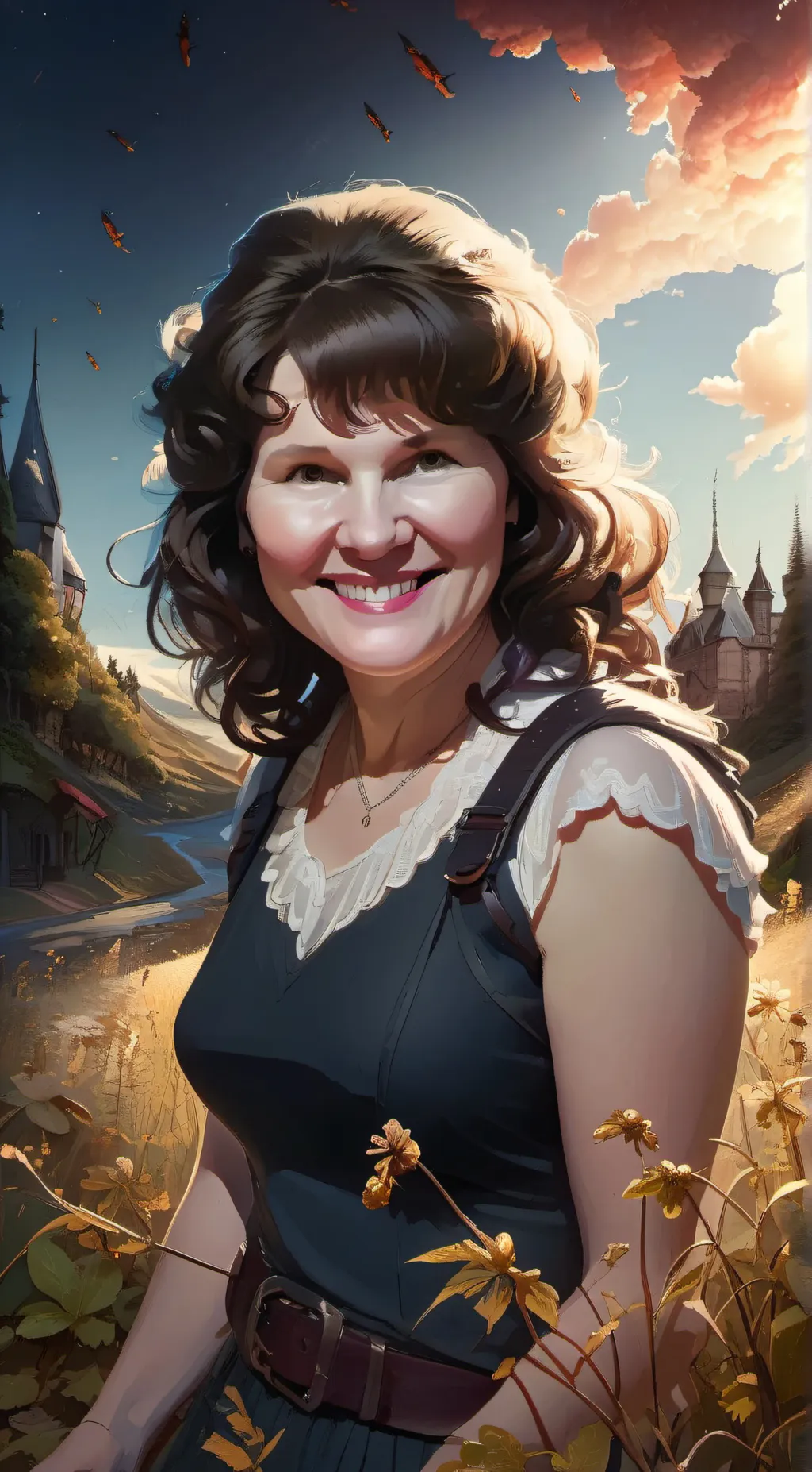 ai character: Lynnette   background