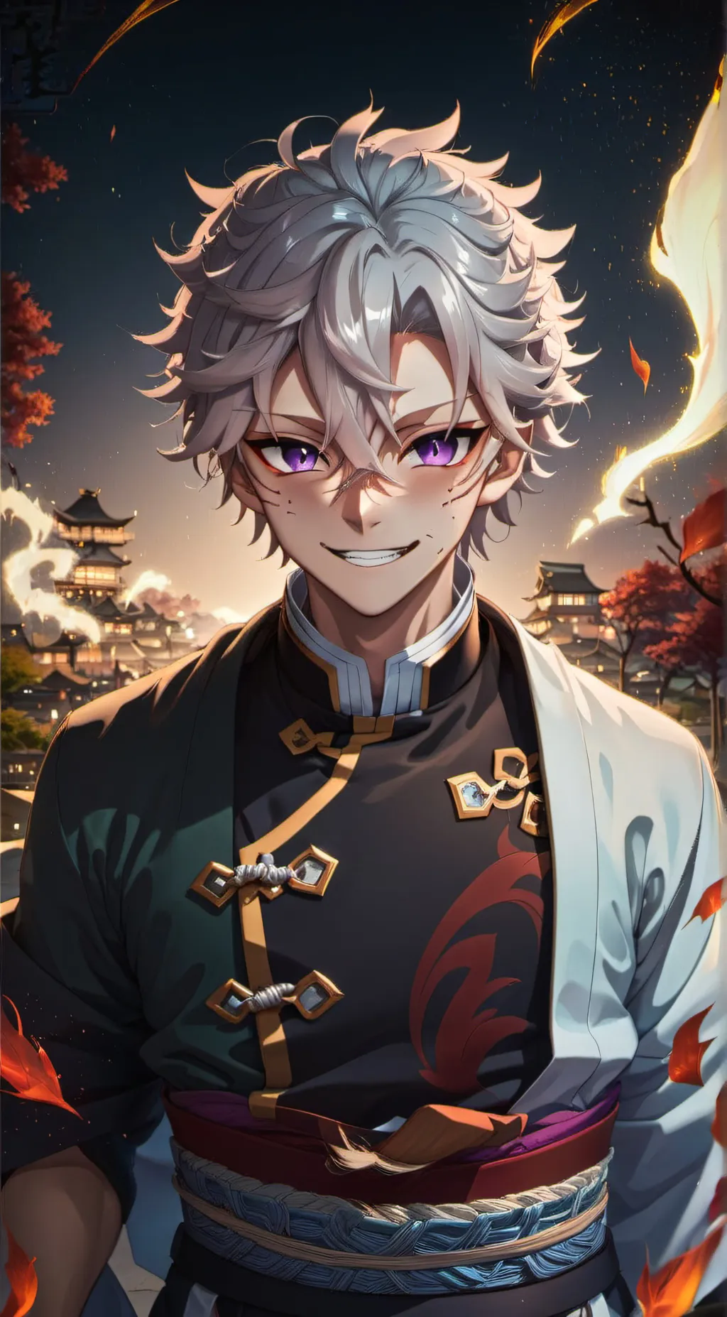 ai character: sanemi  background