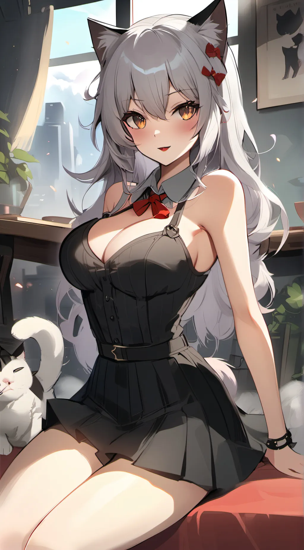 ai character: lily satori  background