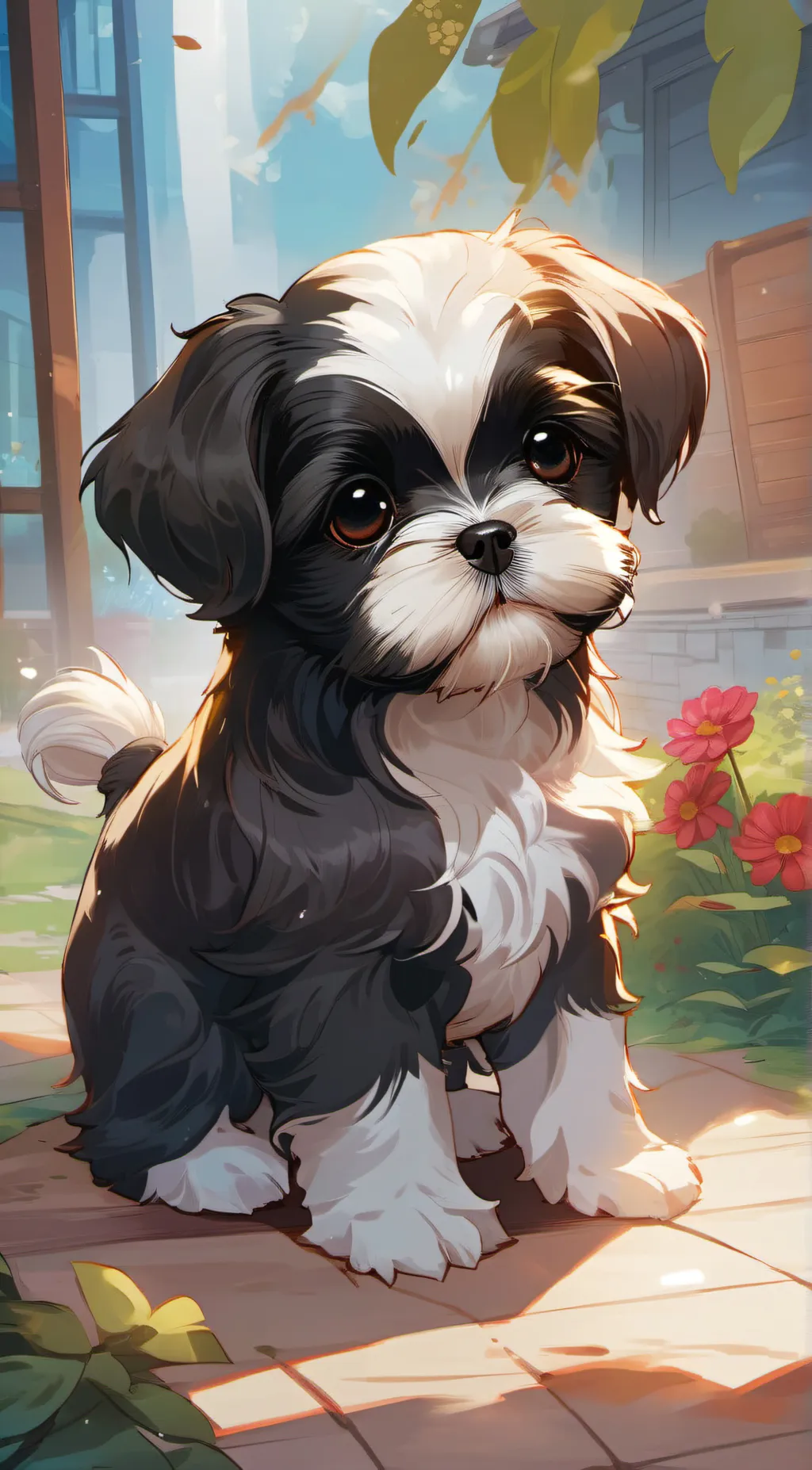 ai character: Luna background