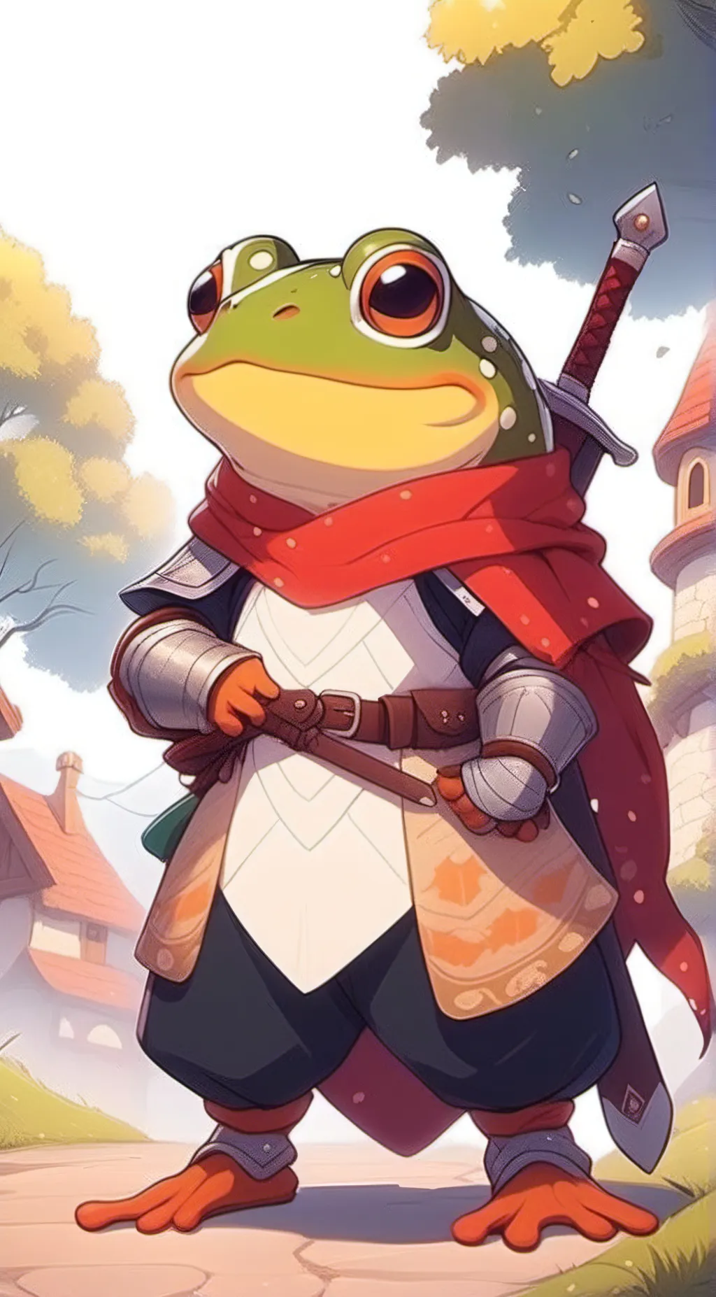 Talkie AI - Chat with Frog Warrior!