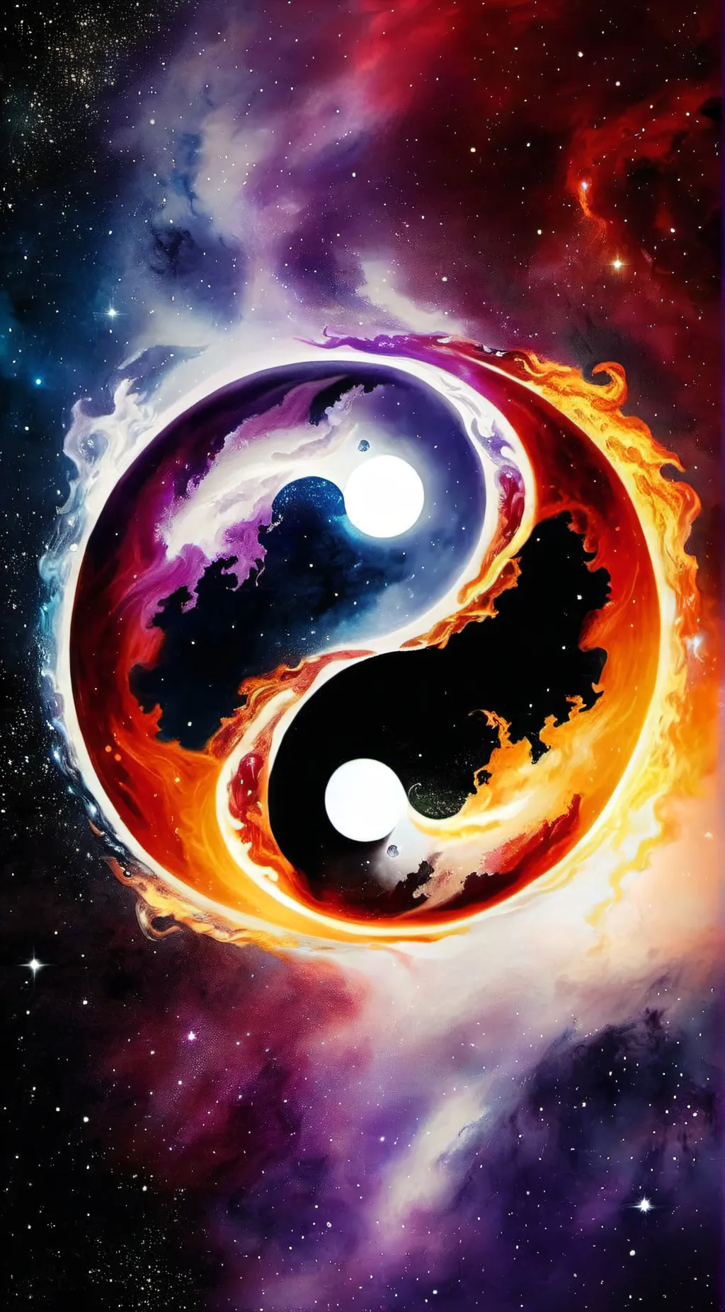 ai character: Yin & Yang background