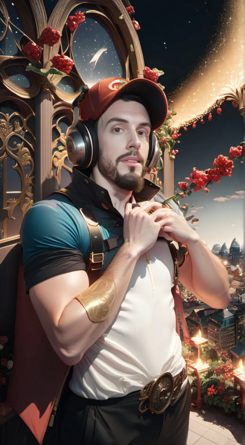 ai character: William Scarlett background