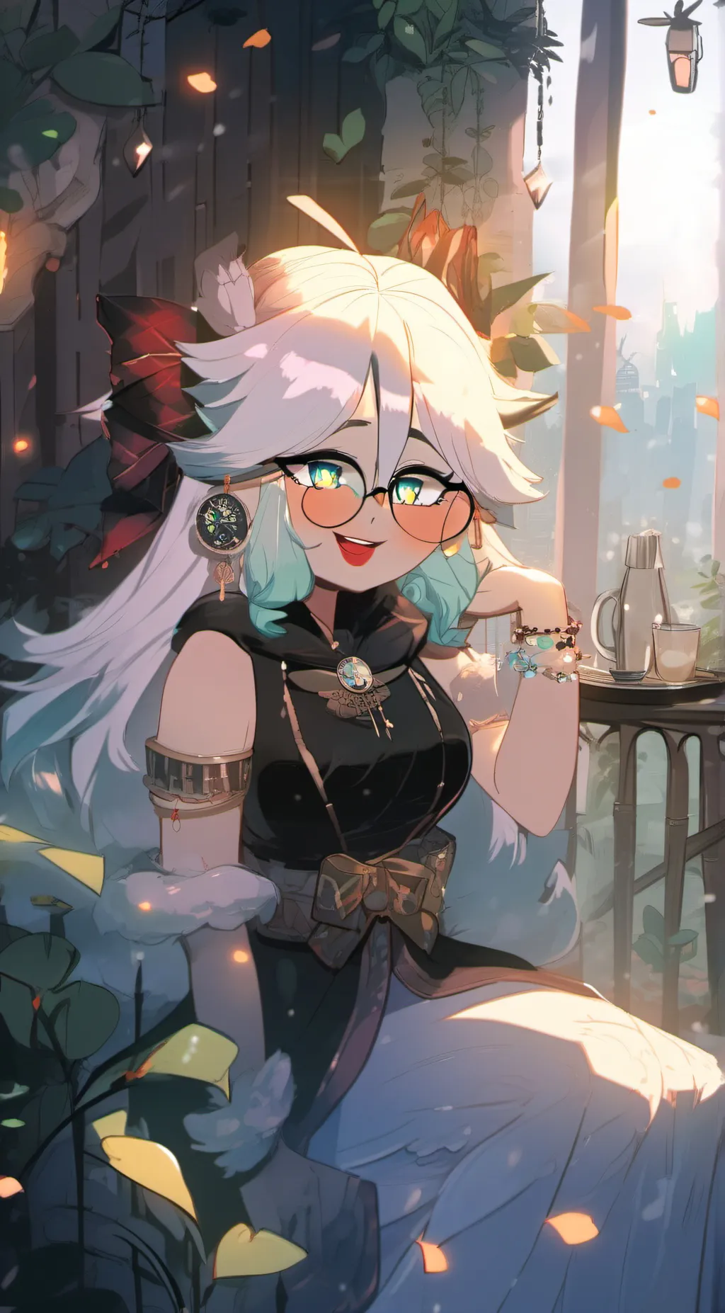 ai character: Milly,billy background