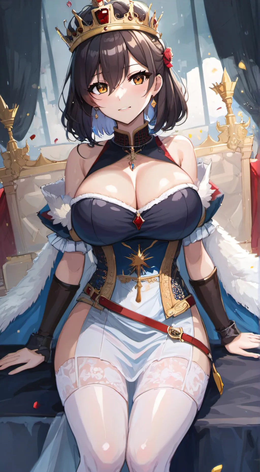 ai character: (Queen) Elisa  background