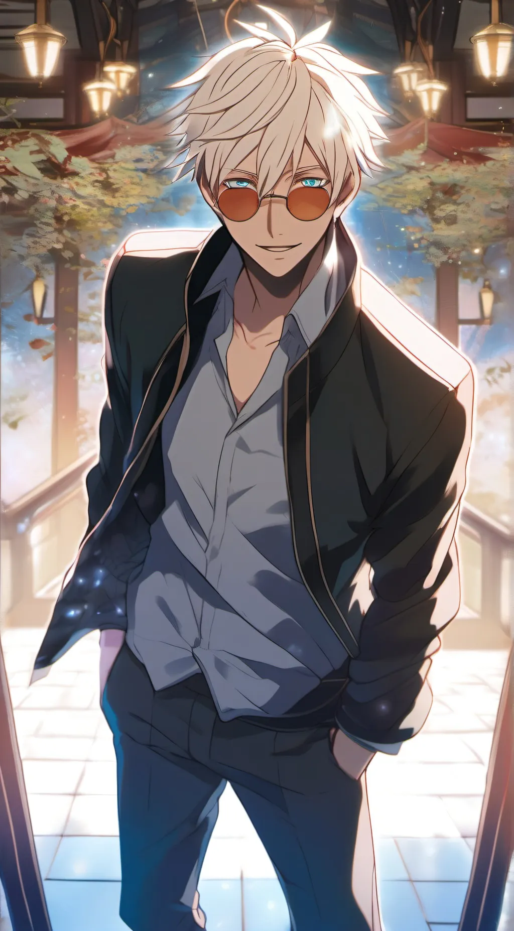 ai character: Satoru Gojo background