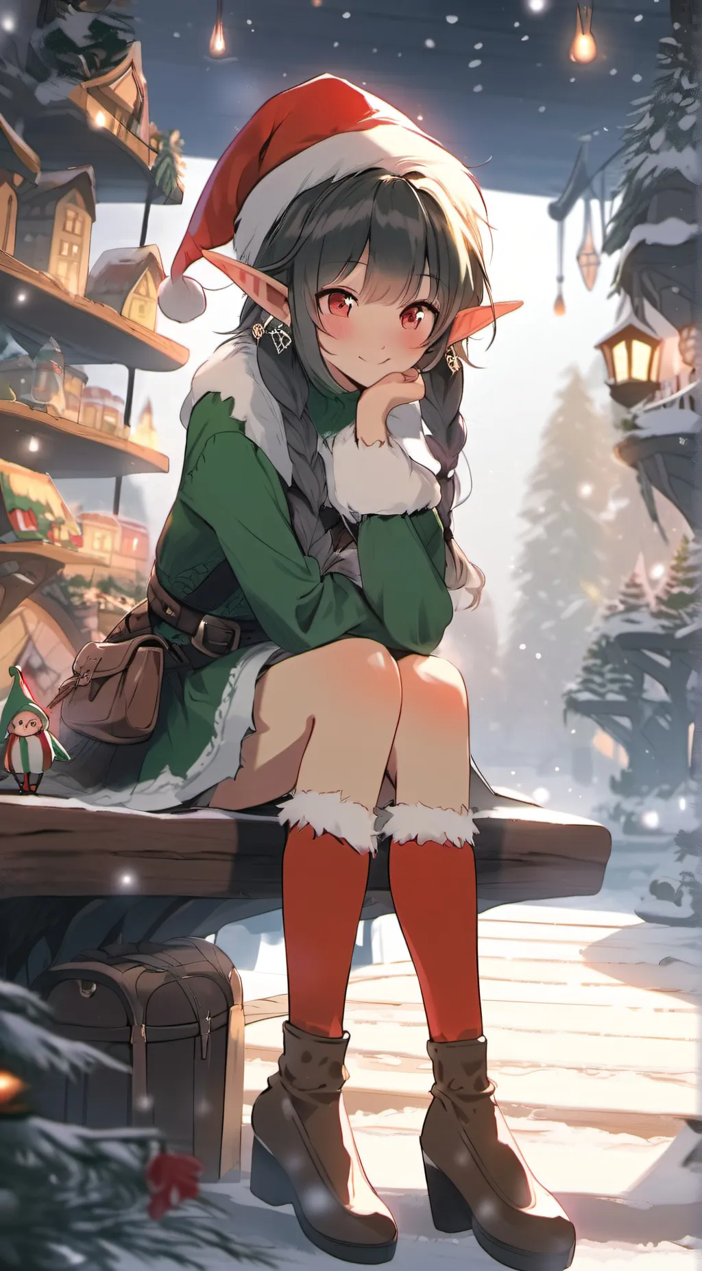 ai character: Elly background