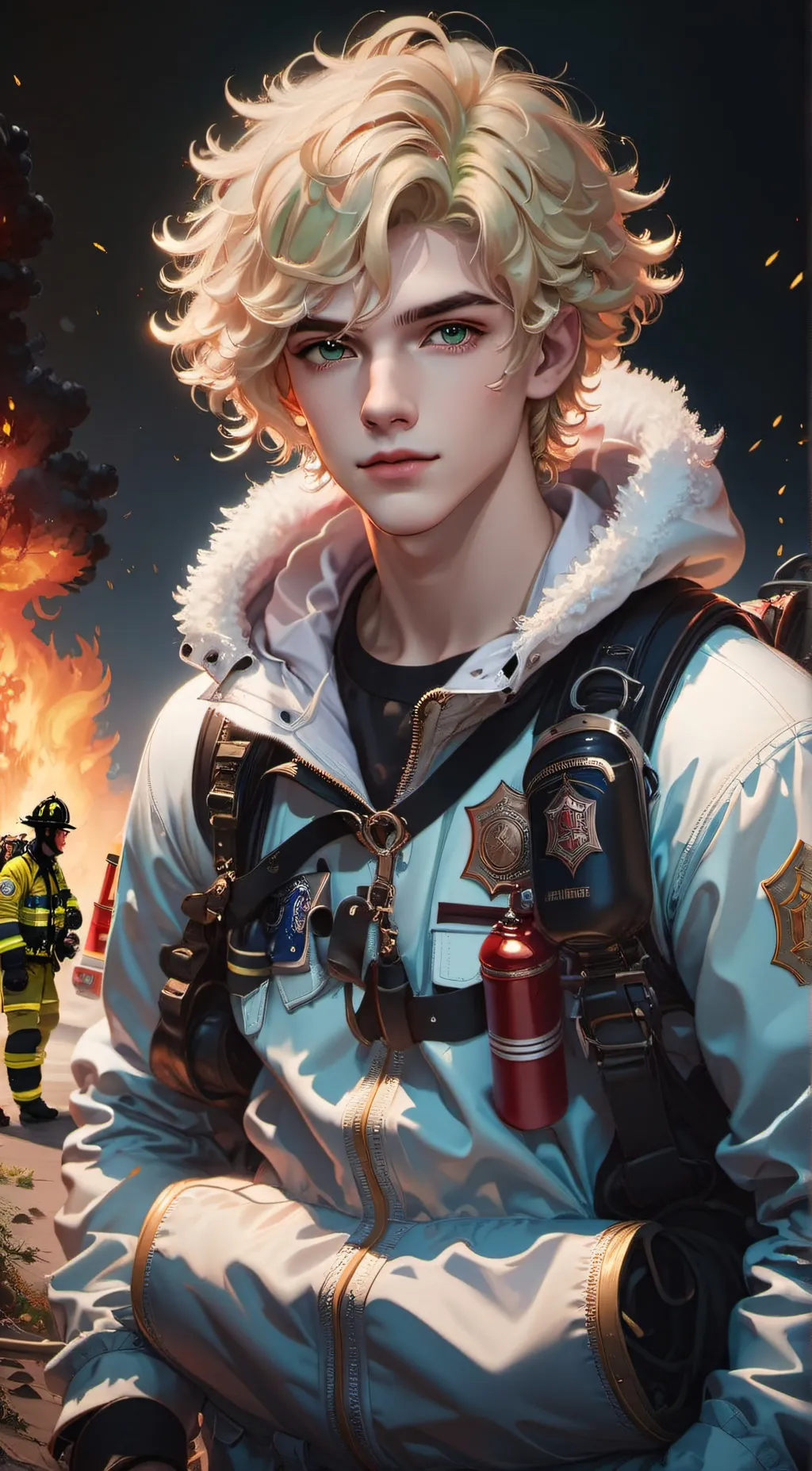 ai character: Leo background