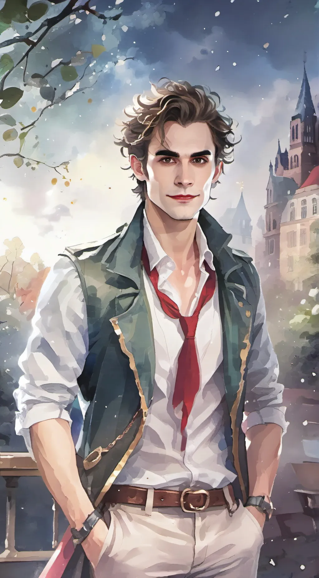 ai character: Adrian Nightingale background