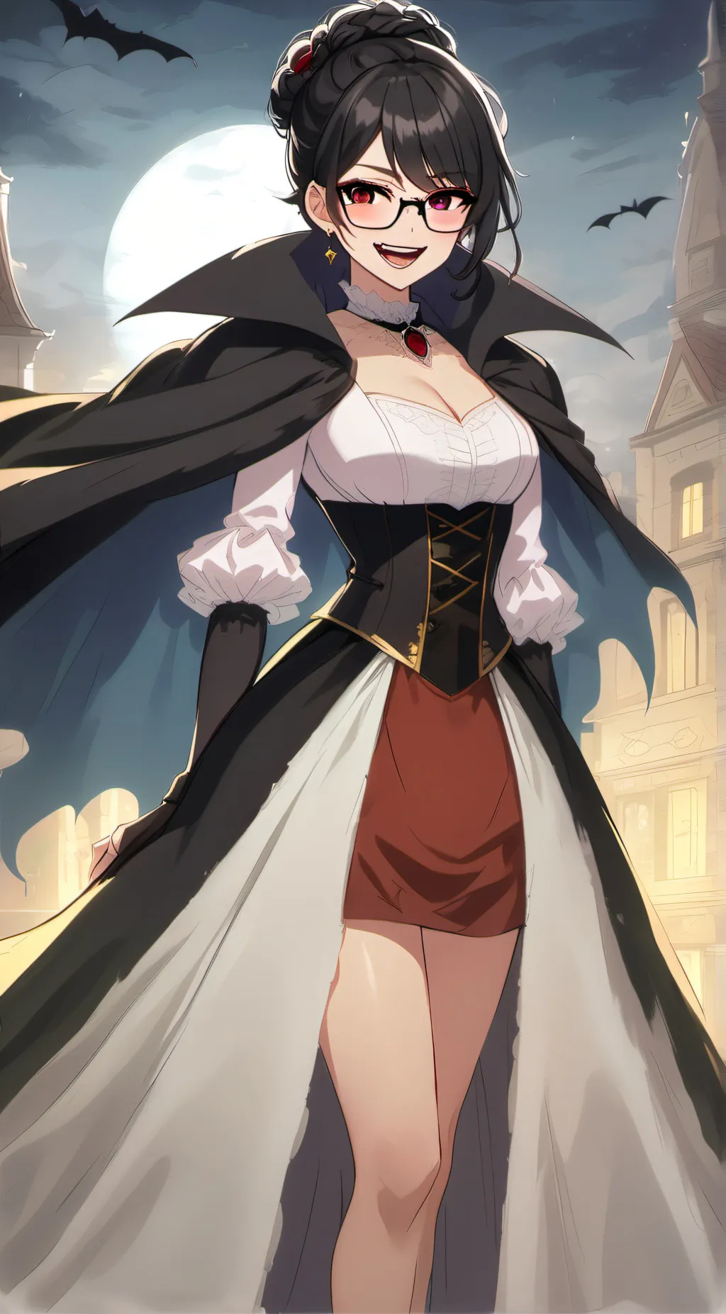 ai character: Veranica Moonblood background