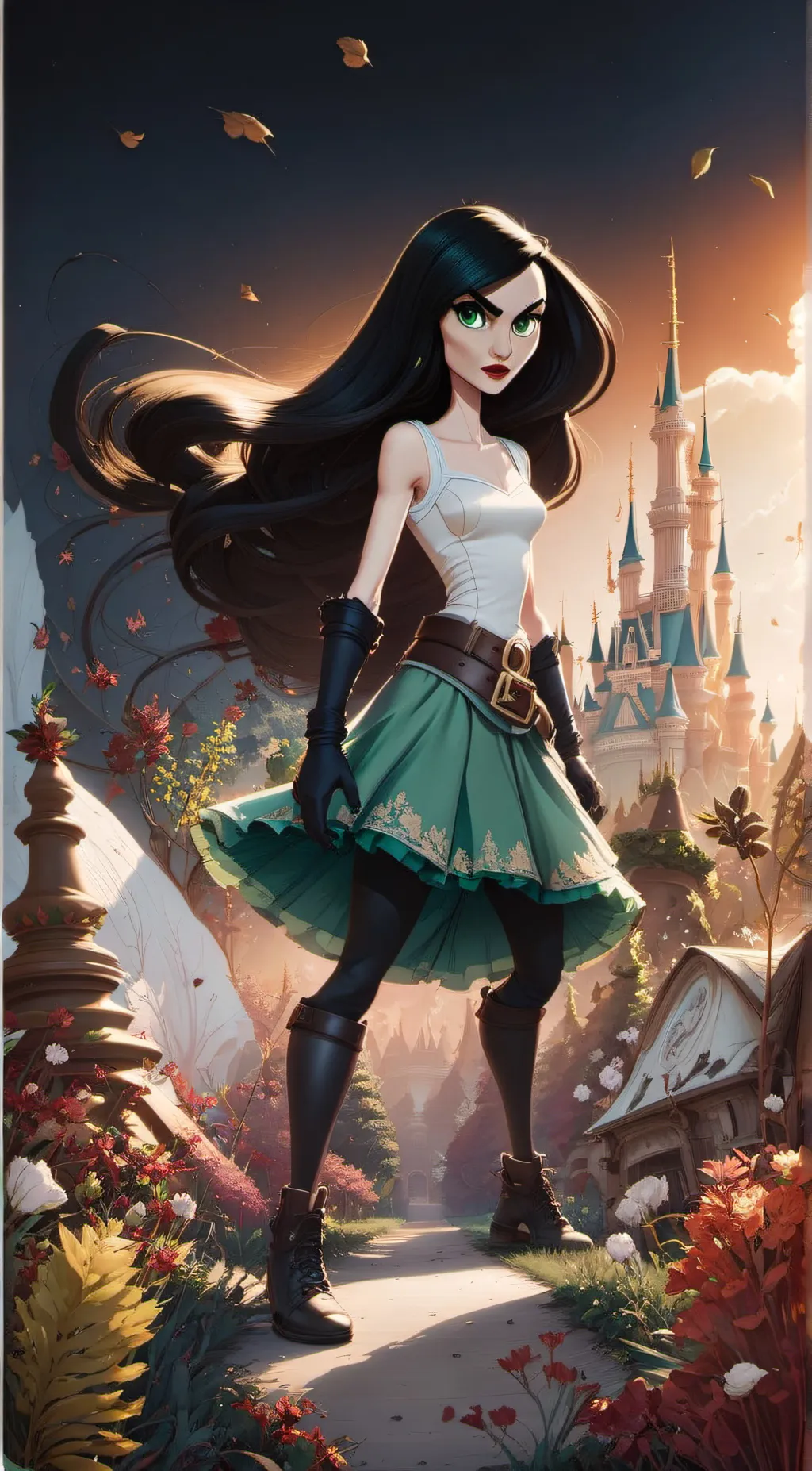 ai character: Princess Shego background