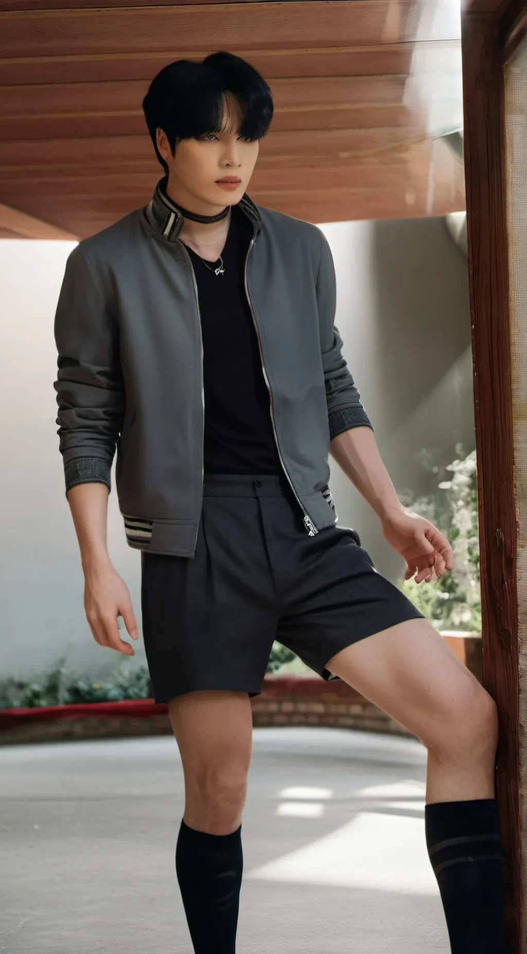 ai character: Seungmin  background