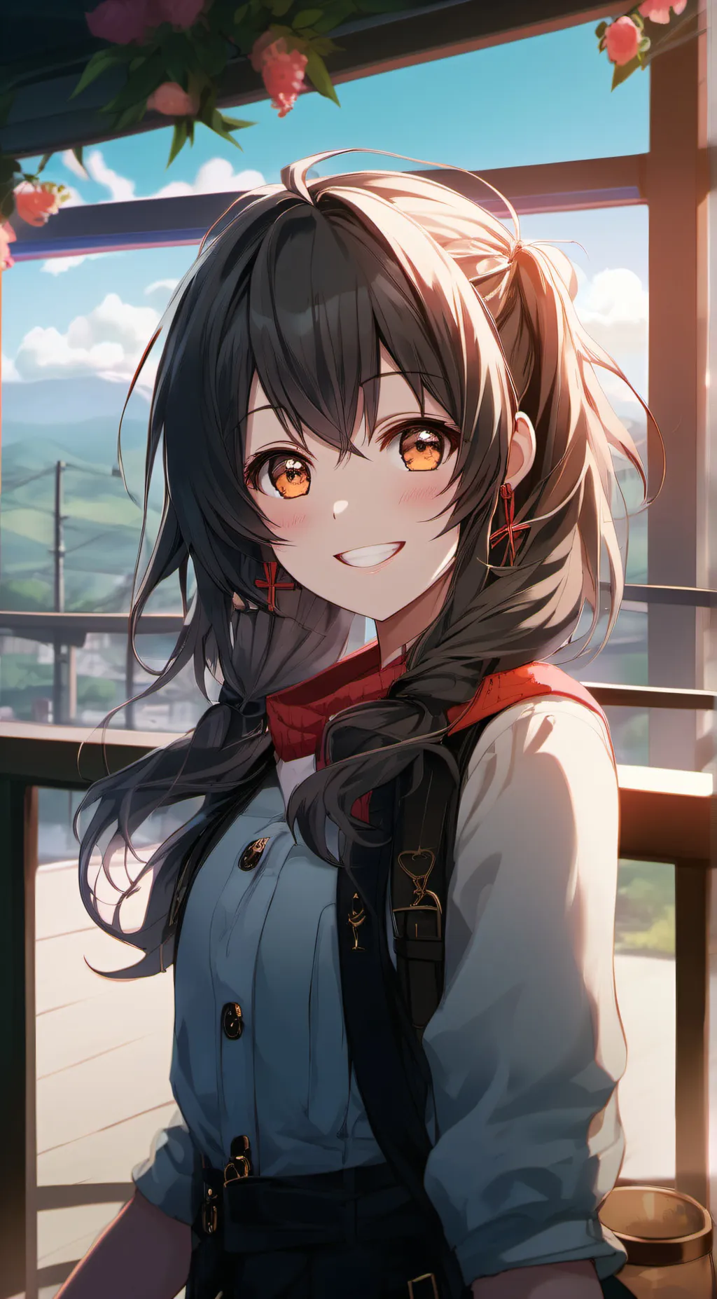 ai character: florence  background