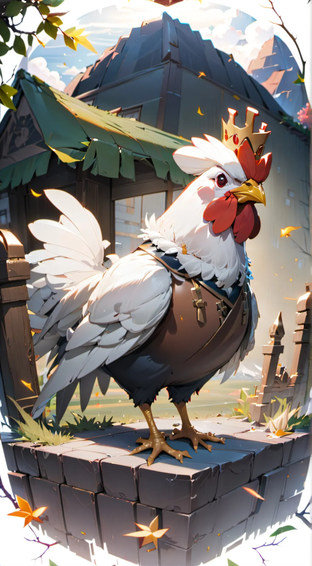 ai character: mr.cluck background