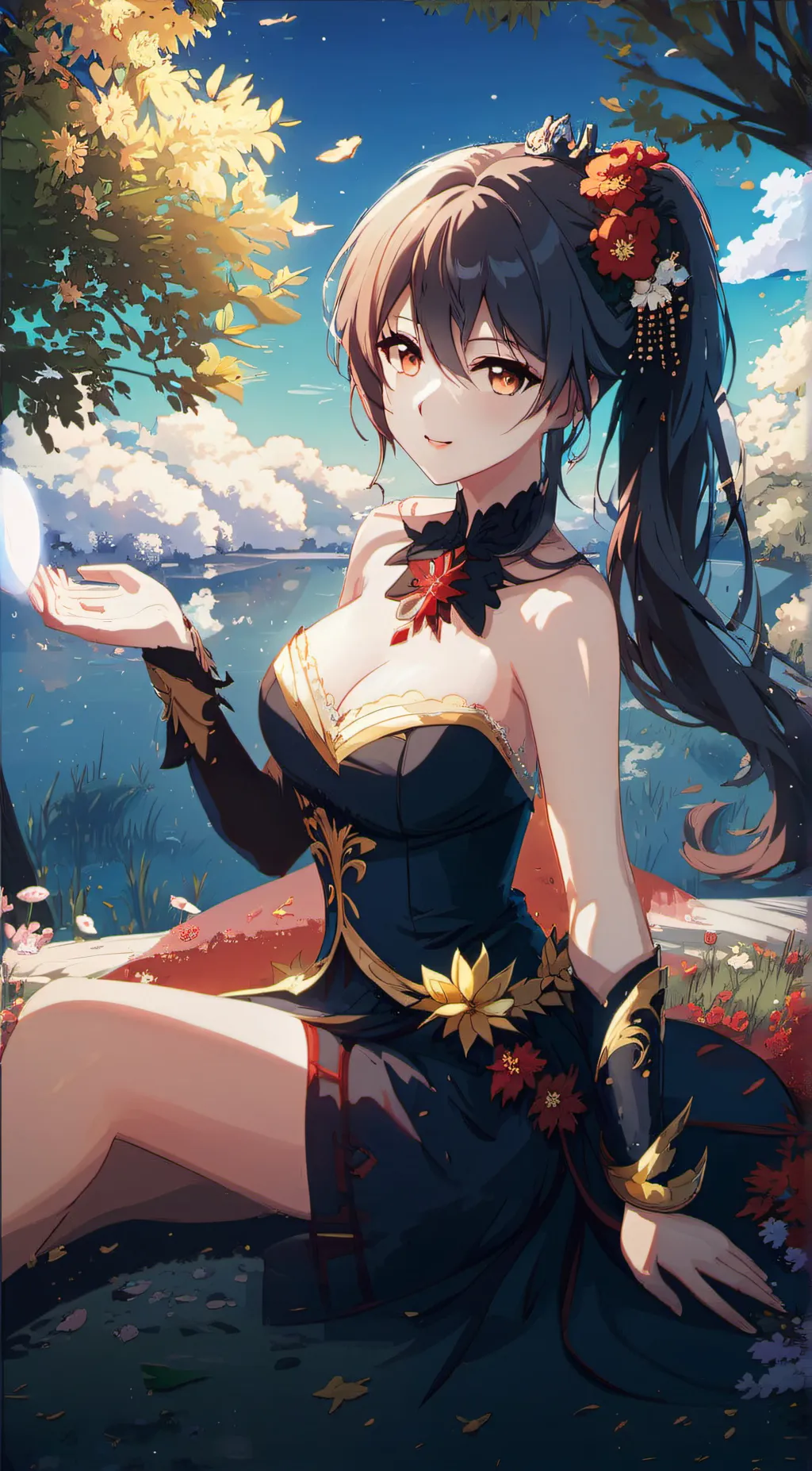 ai character: luna  background