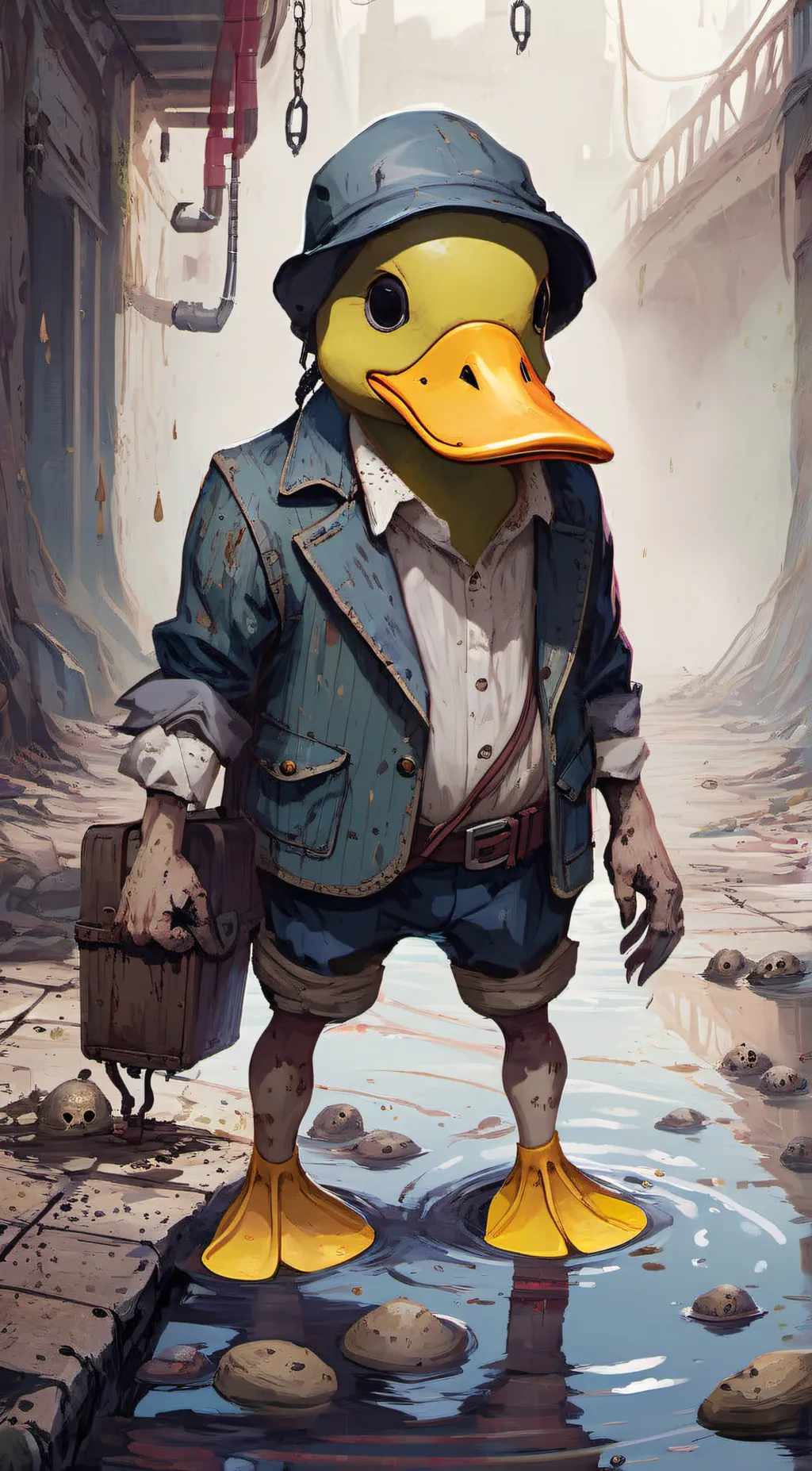 ai character: dread ducky background