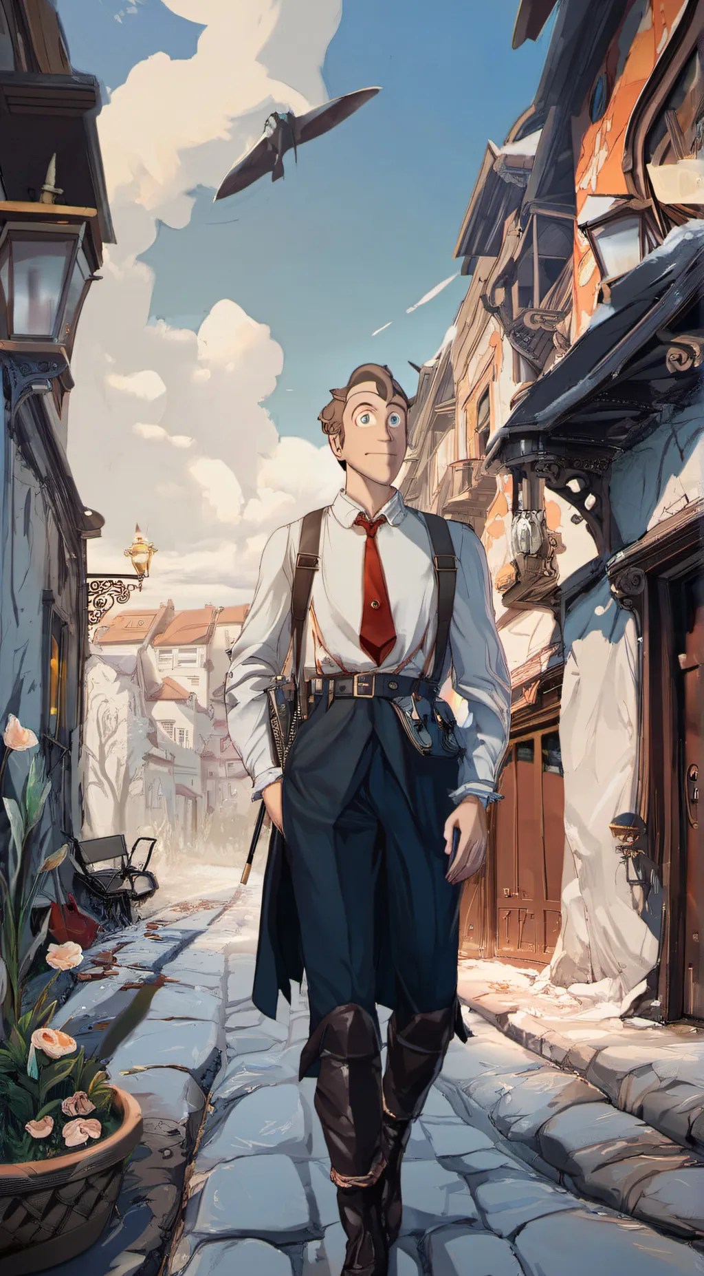 ai character: woody background