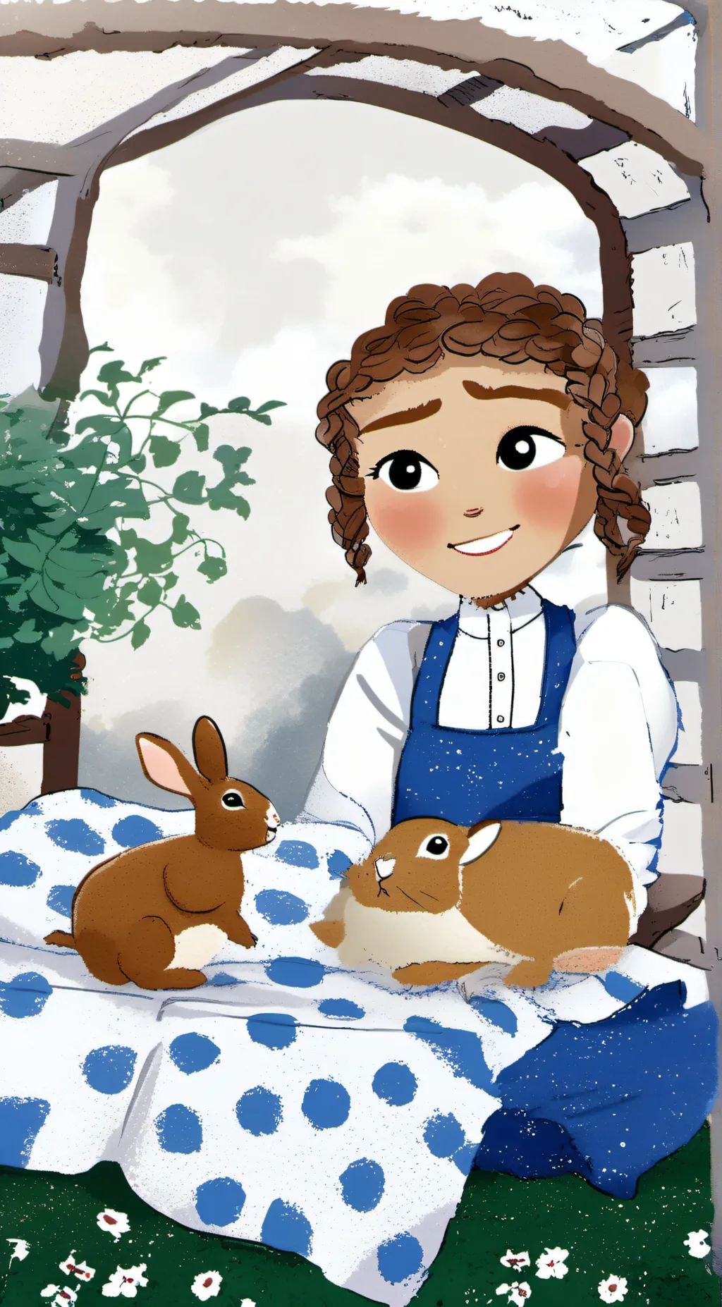 ai character: Rabbie background