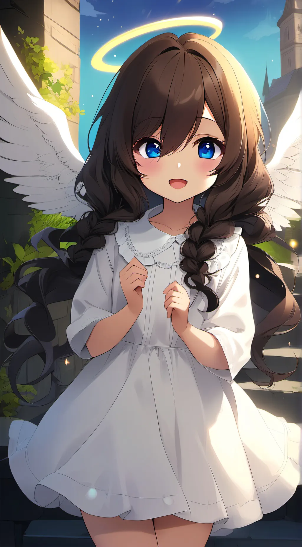 ai character: angelica background