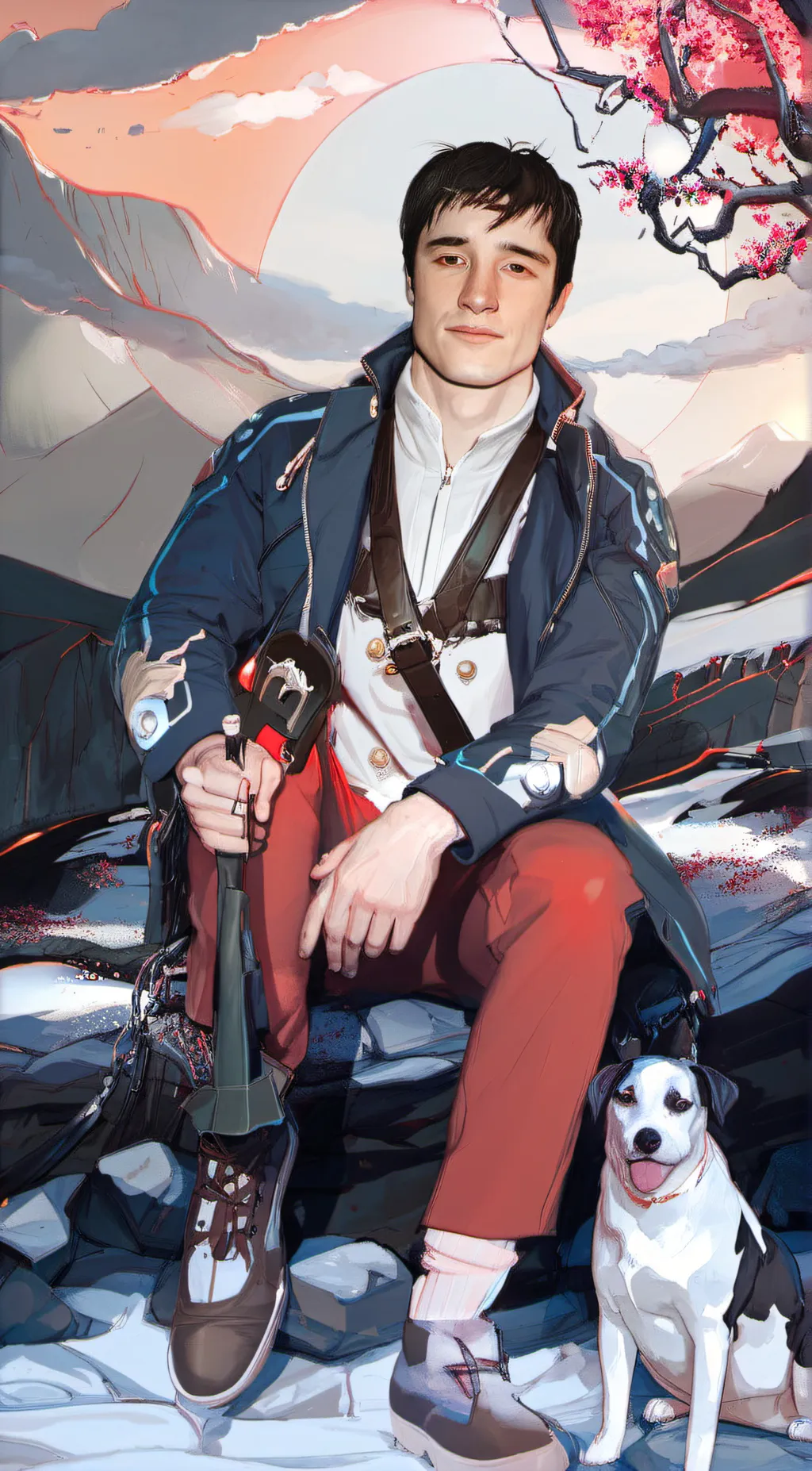 ai character: john Hutcherson background