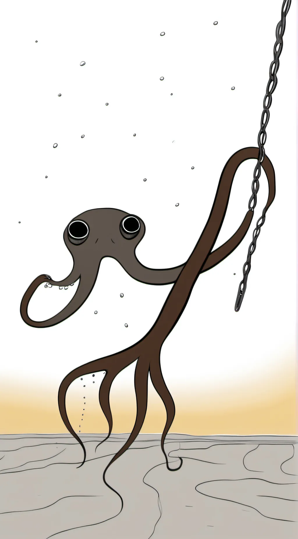 ai character: drunk octopus background