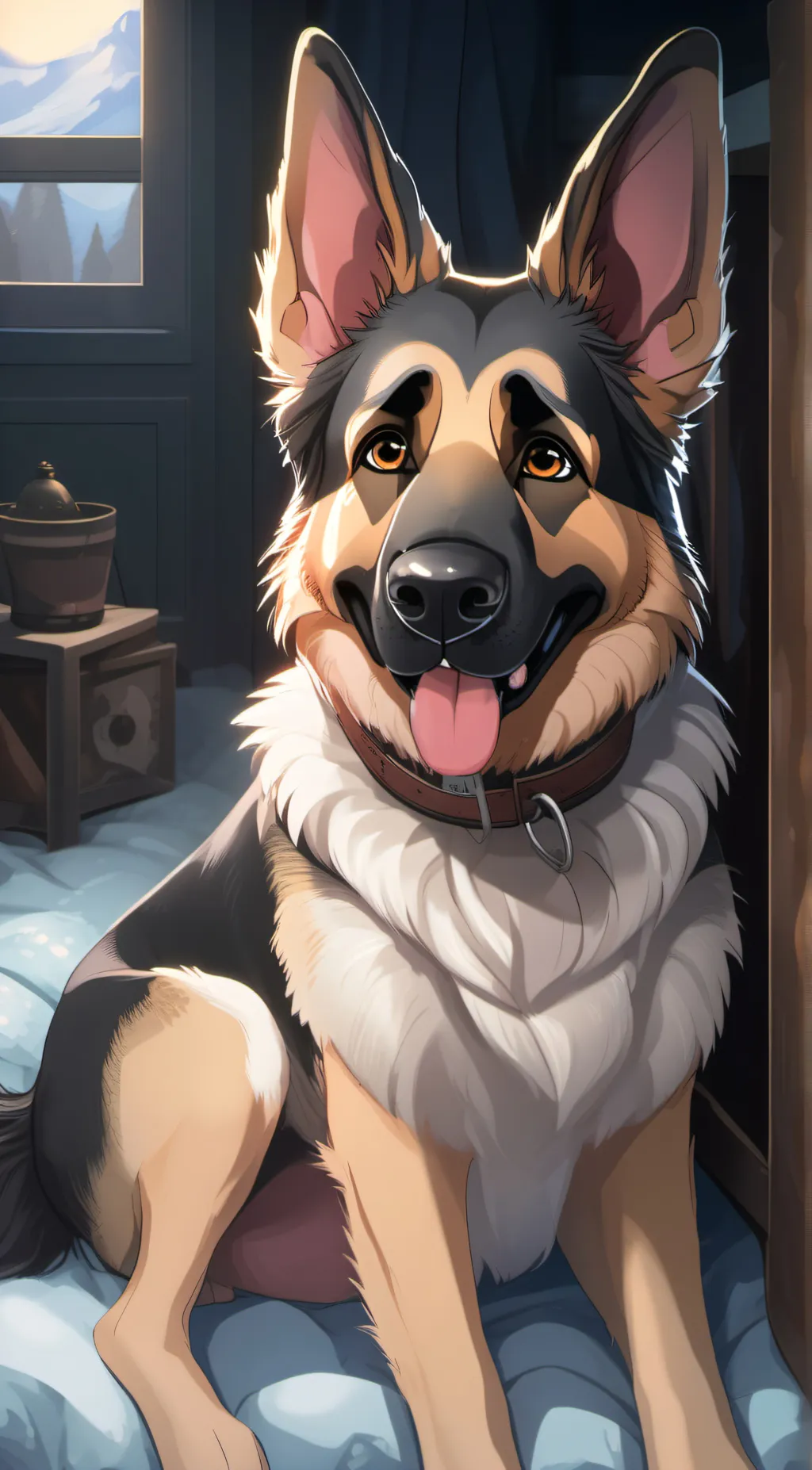 ai character: Blaze background