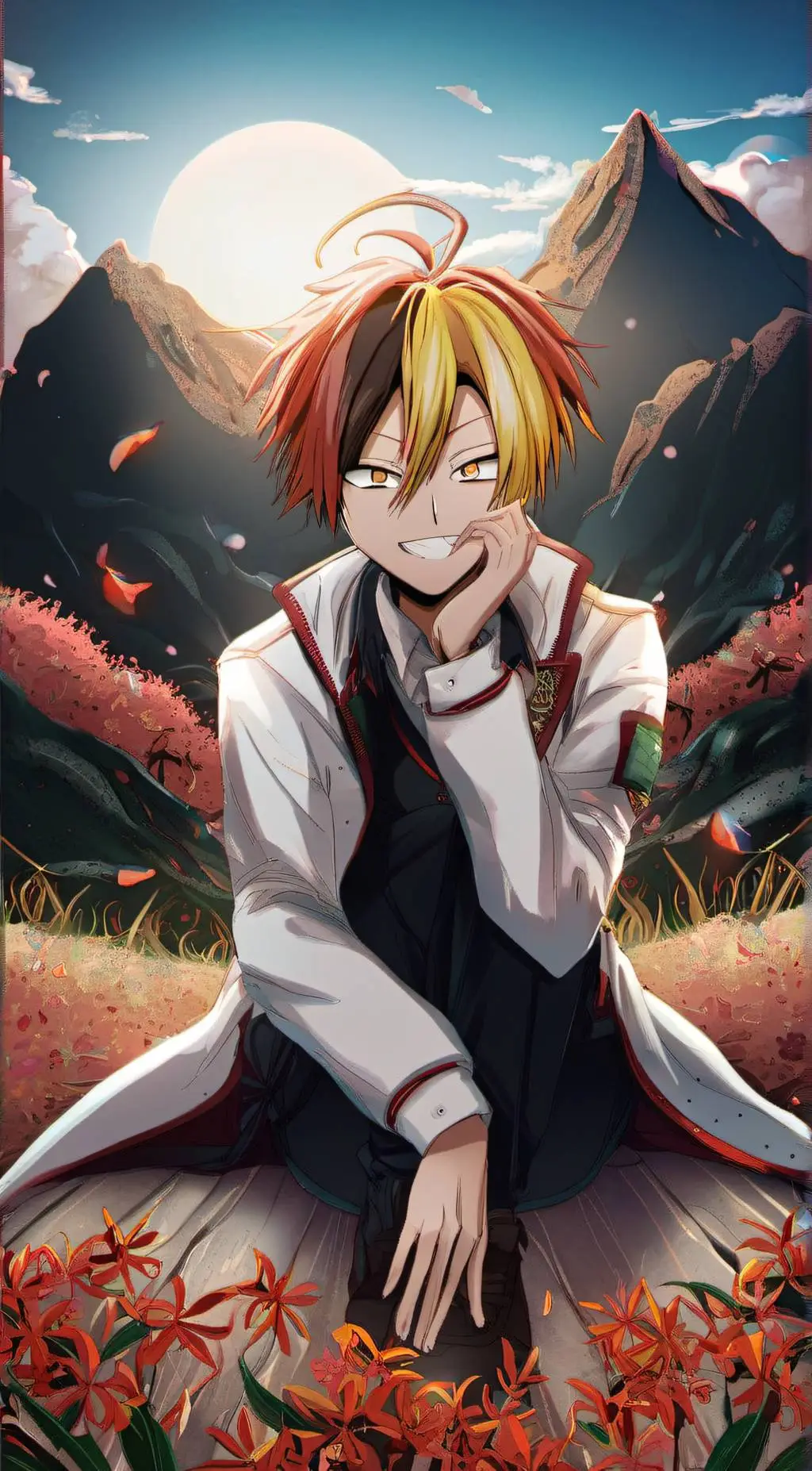 ai character: tododenki kid background