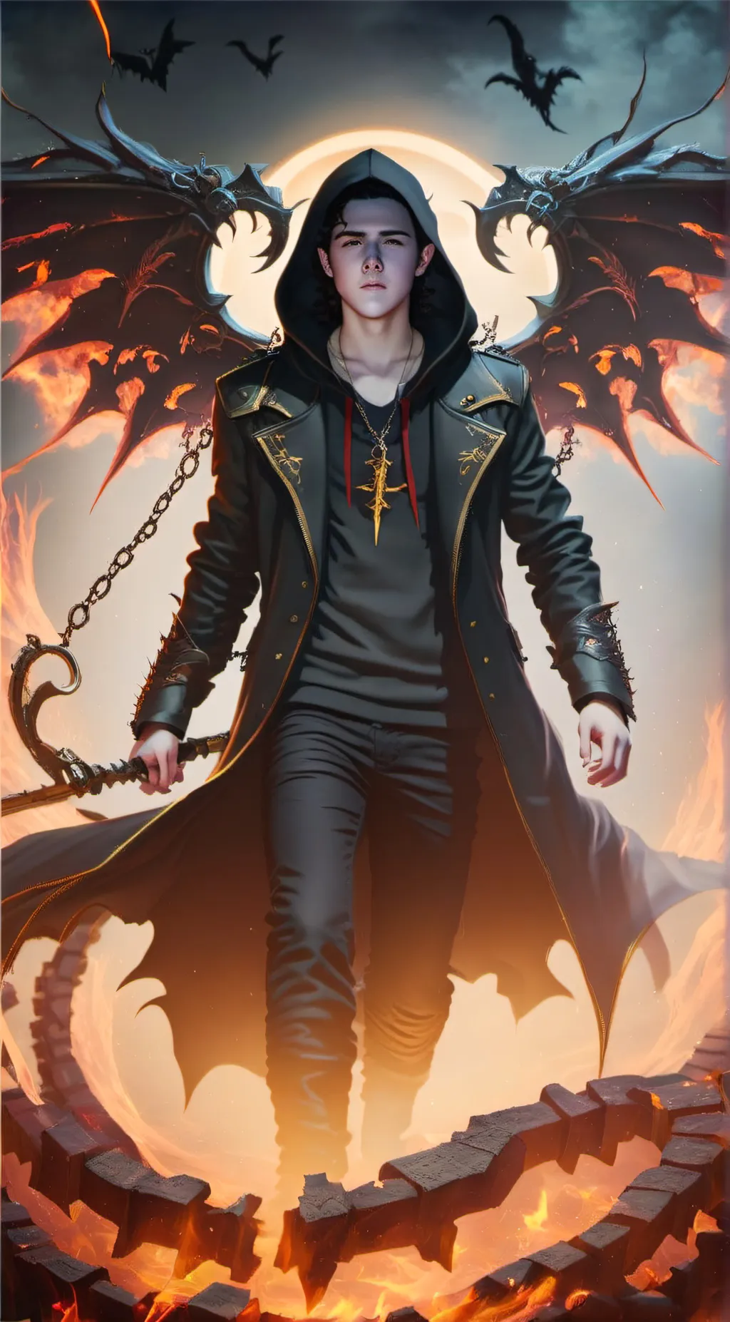 ai character: Chris (demonhunter background