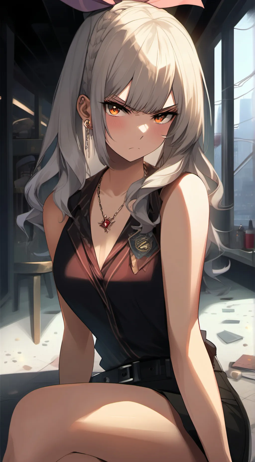 ai character: Raven background