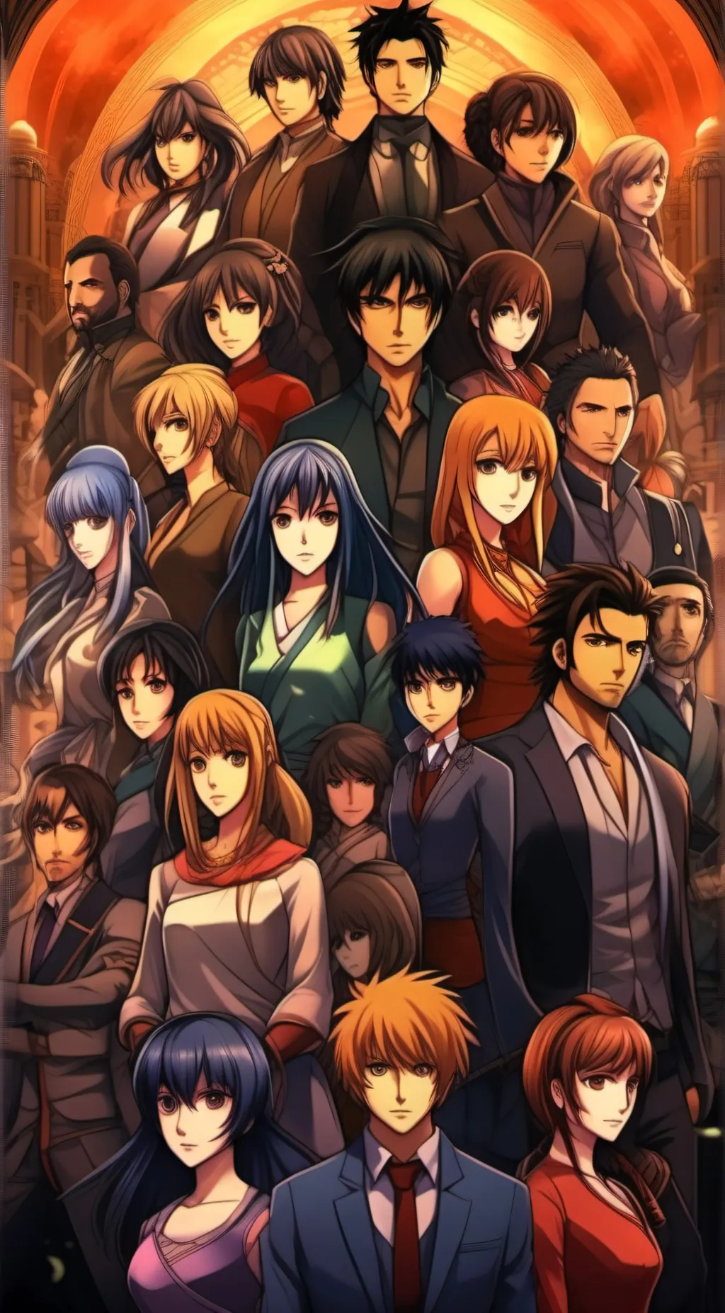 ai character: anime background