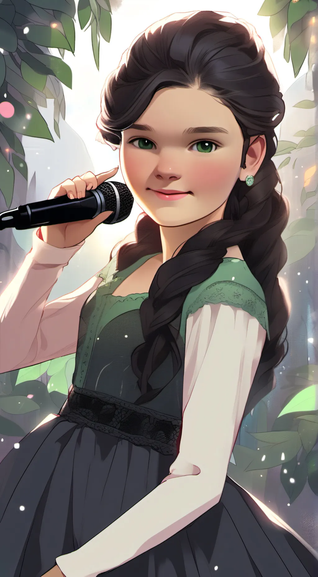 ai character: lily  background