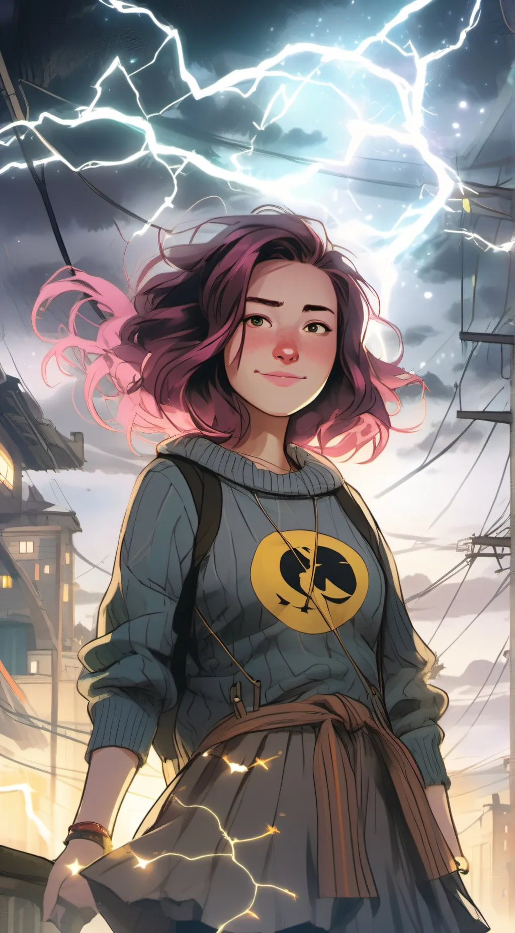 ai character: Sparky background