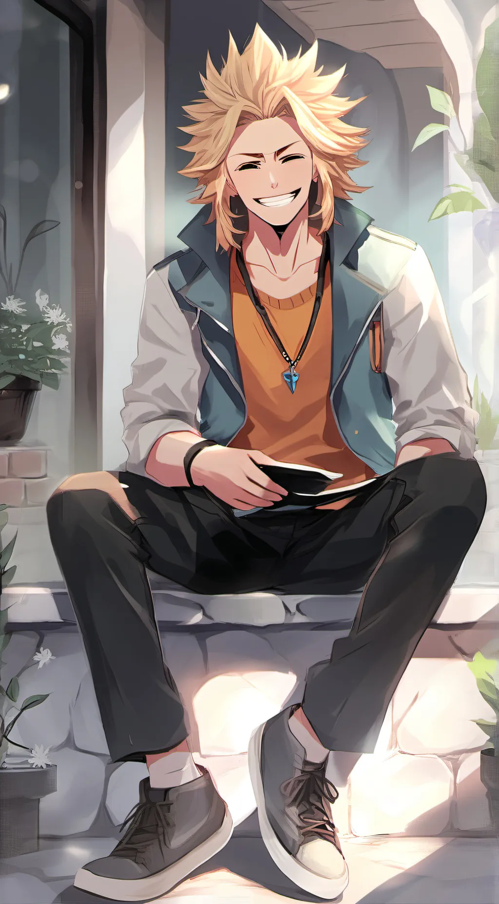 ai character: All might background