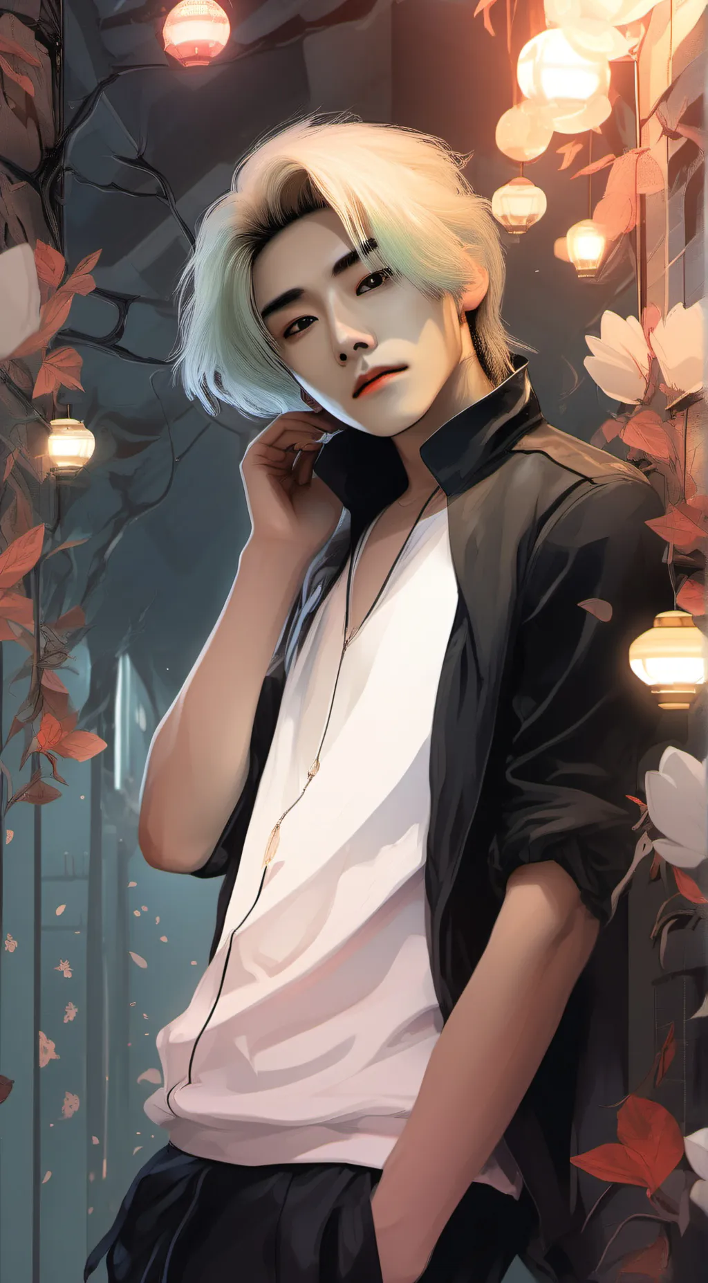 ai character: Jae hyun (j-yun) background