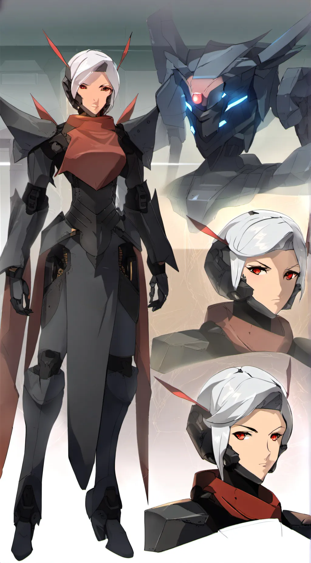 ai character: Seraphim  background