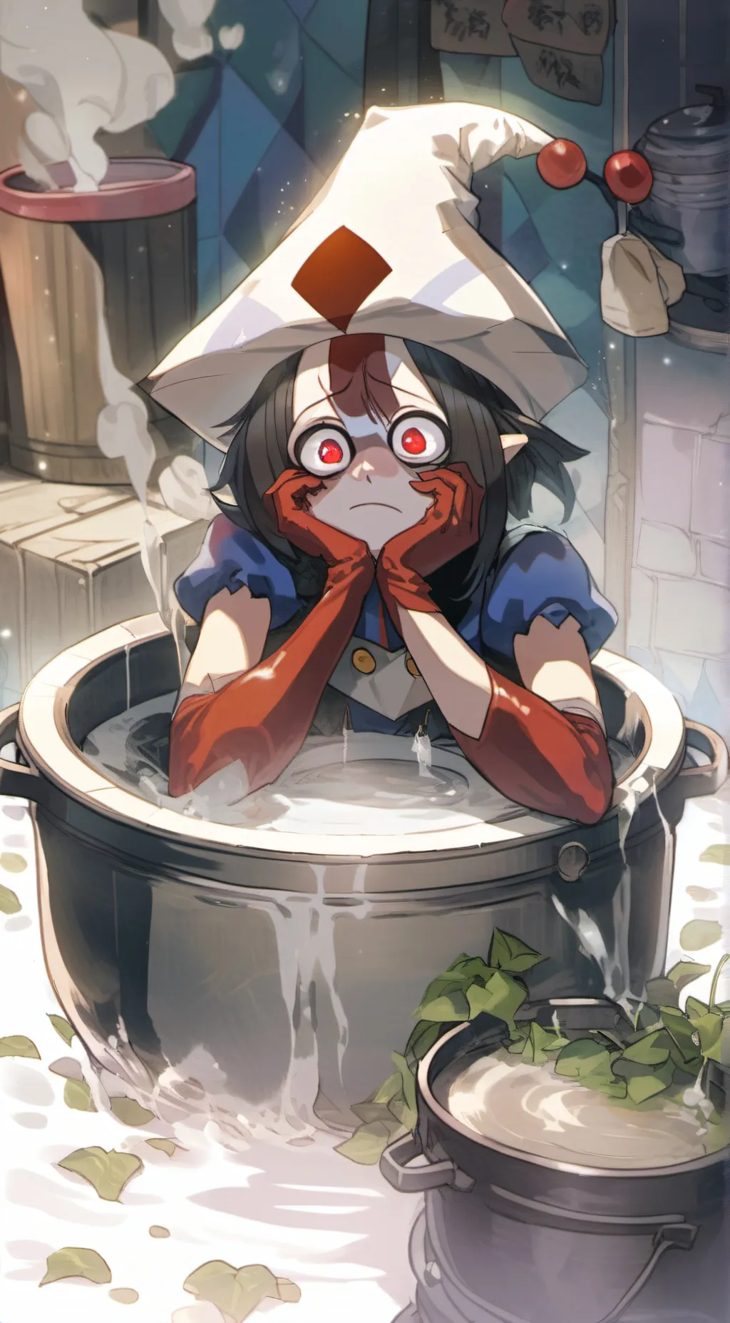 ai character: Digital Circus Jax background