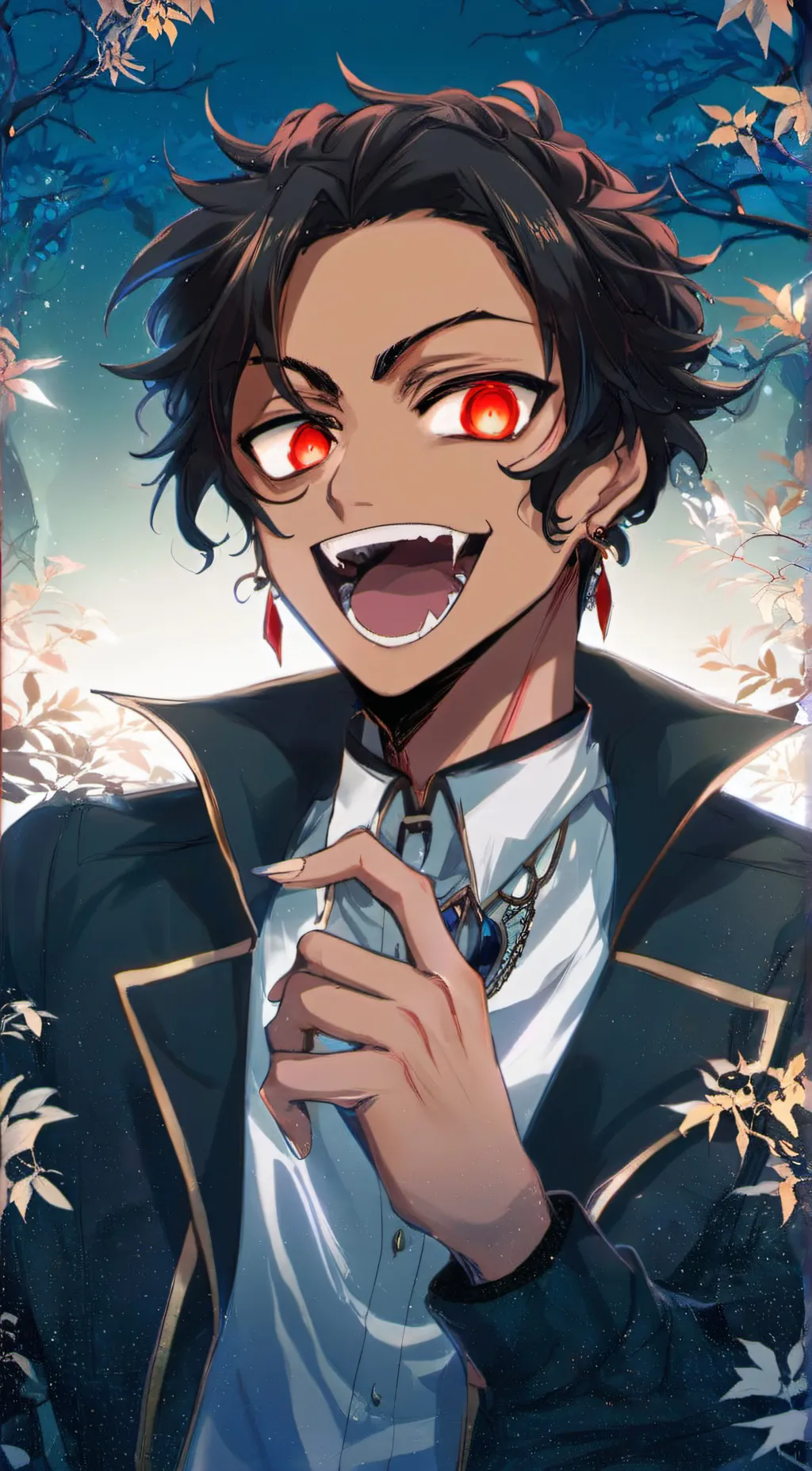 ai character: Heyy try if background