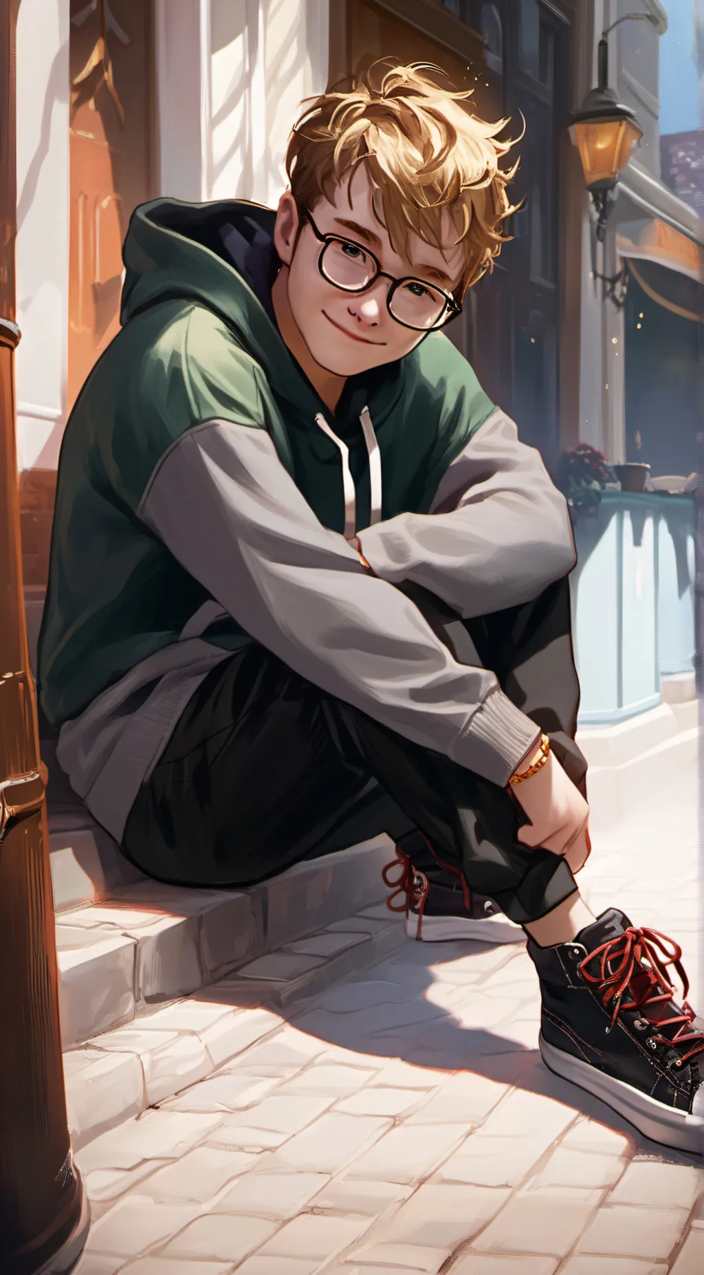 ai character: Aiden  background