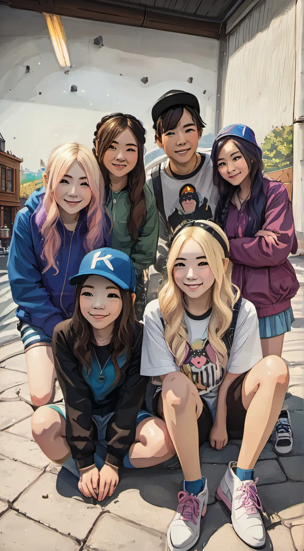 ai character: krew background