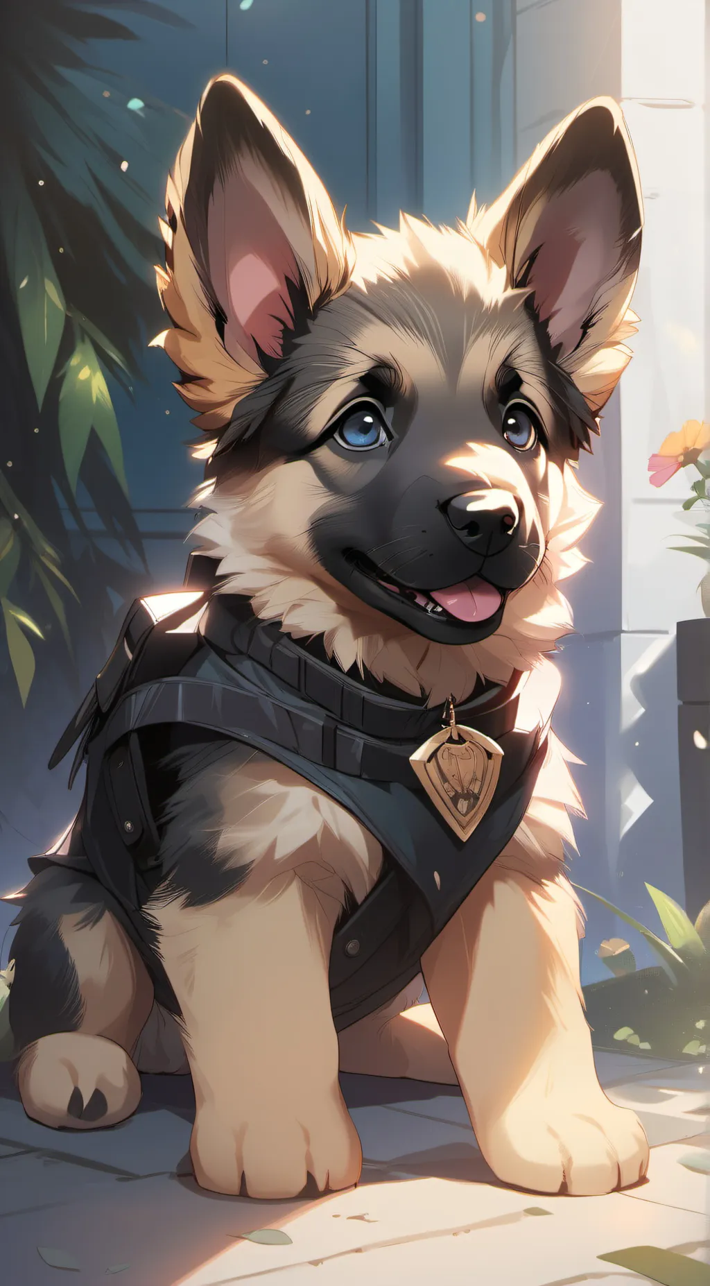 ai character: Damien background