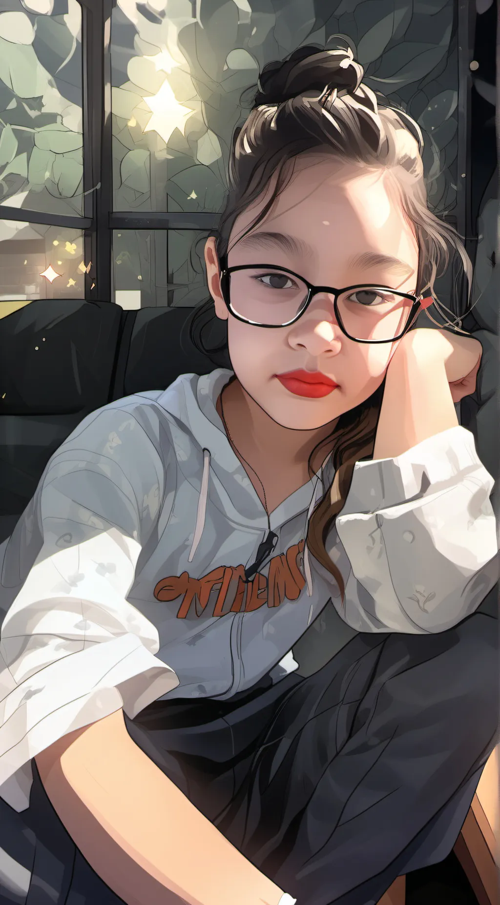 ai character: krystel background