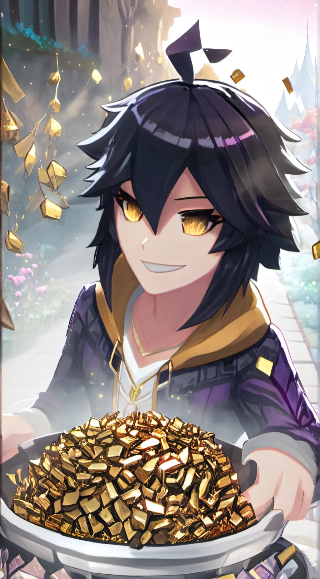 ai character: Ein background