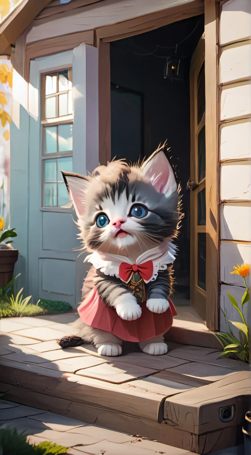 ai character: Luna background