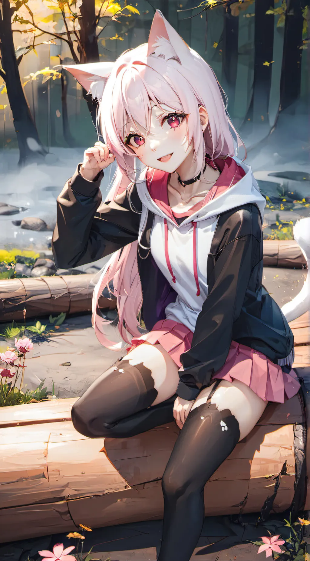 ai character: Luna background