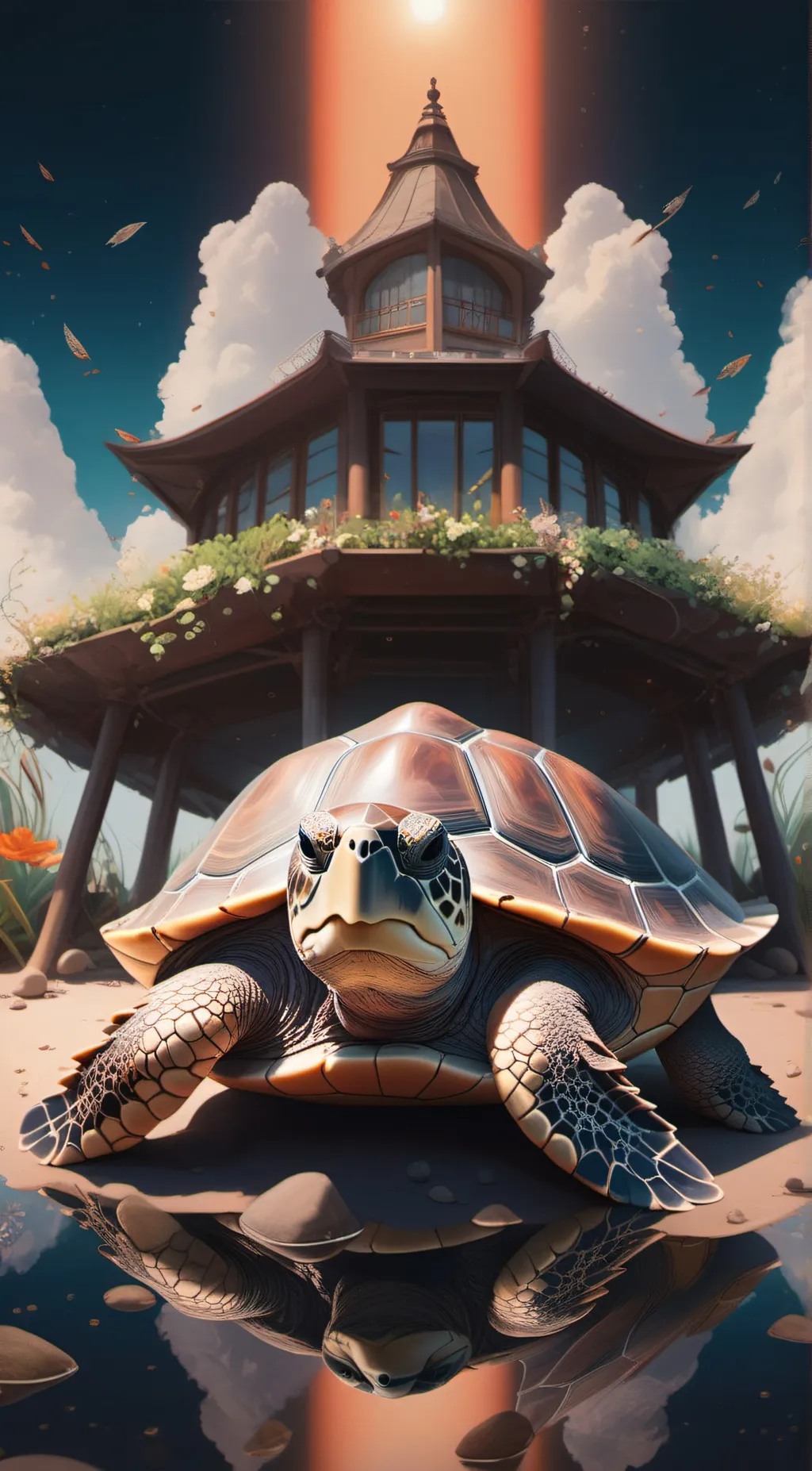 ai character: Leon  background