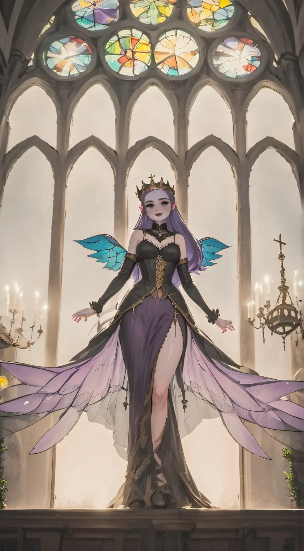 ai character: Seraphina Darkston background