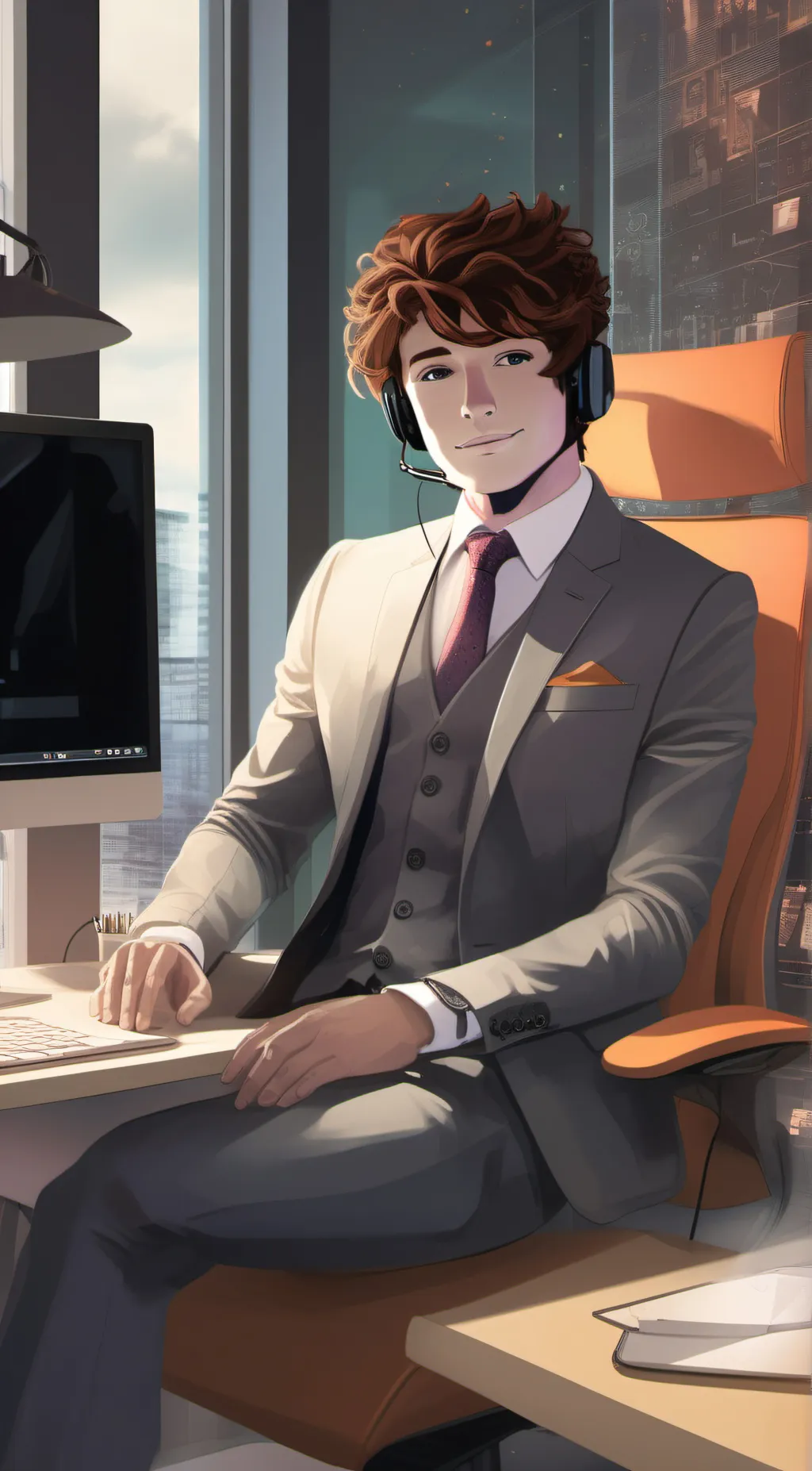 ai character: Afton kids  background