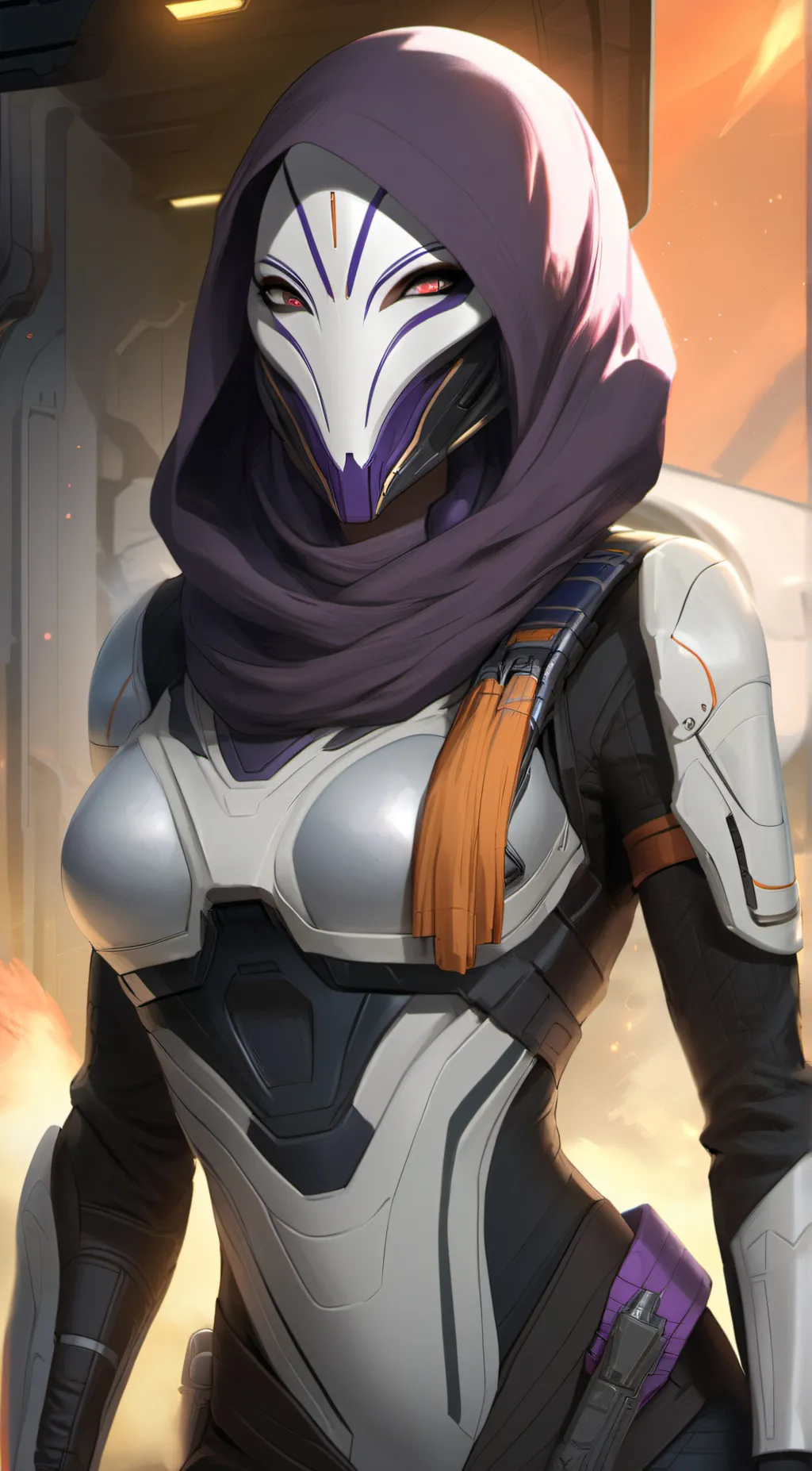 ai character: Widow background